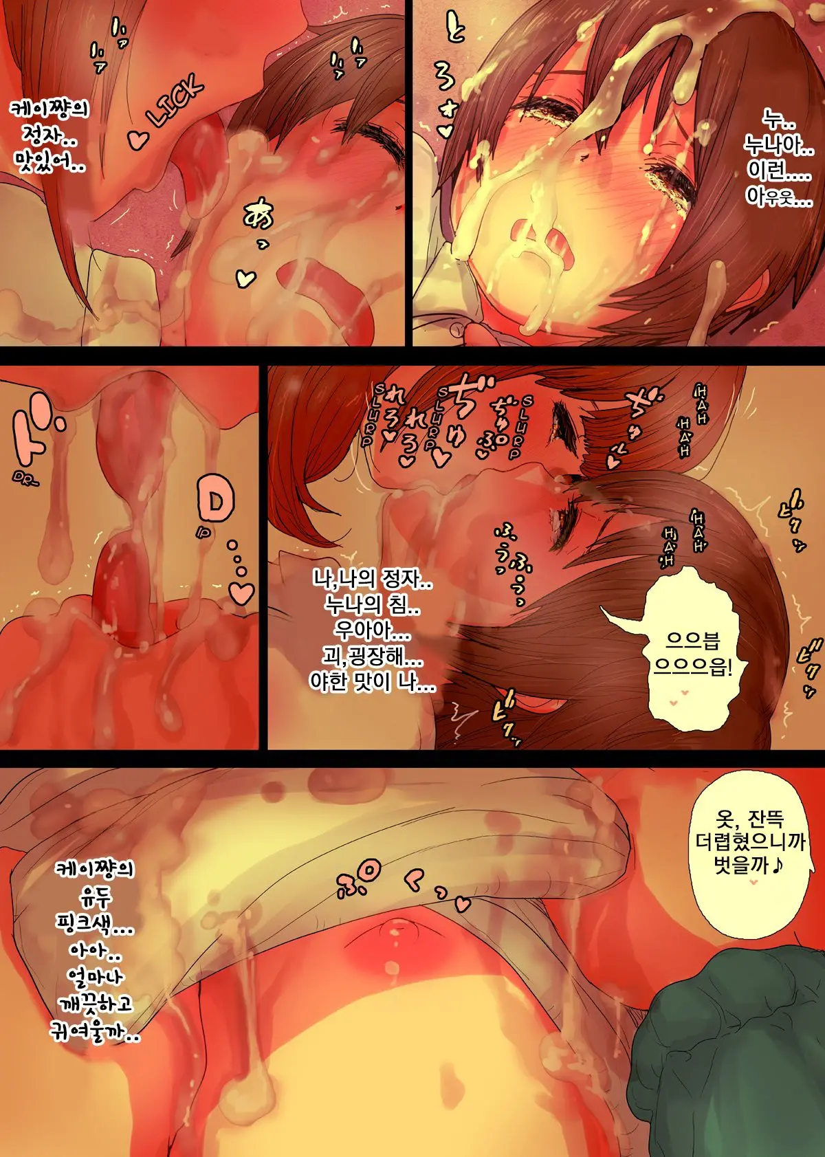 OneBoku Torotoro Numa Sex | 누나와 나 끈적끈적한 섹스