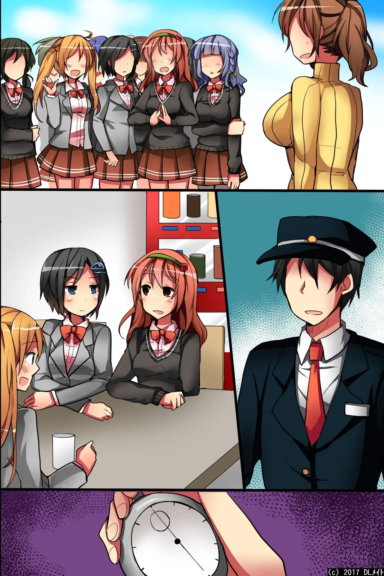 Jikan Yo! STOP! Muteikou De Muku Na Shuugaku Ryokou No Joshi Gakusei-Tachi