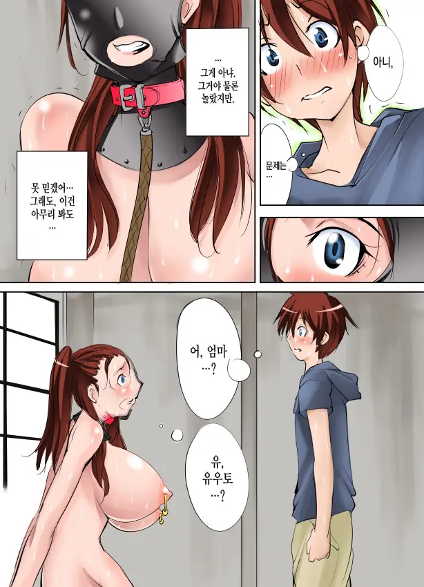 Tomodachi Ga Himitsukichi De Katteta Roshutsukyou Bakunyuu Jukujo Ga Dou Mitemo Uchi No Okaa-San Ni Shika Mienai Ken | 친구가 비밀기지에서 기르던 노출증 폭유숙녀가 어떻게봐도 우리 엄마로밖에 보이지 않는 건