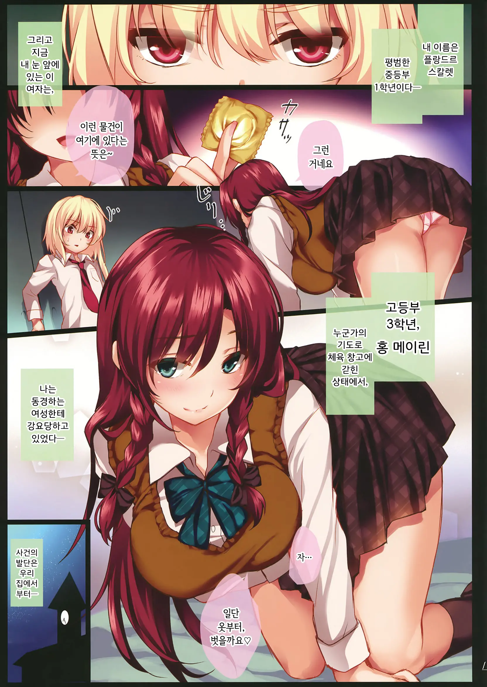 Meiling Onee-Chan To Flan-Kun No Gakuen Seikatsu | 메이린 누나와 플랑 군의 학원 생활