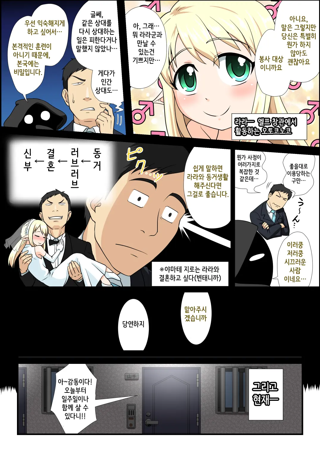 Moshimo Otokonoko Elf Ga Wagaya Ni Kitara | 만약에 오토코노코 엘프가 우리집에 온다면