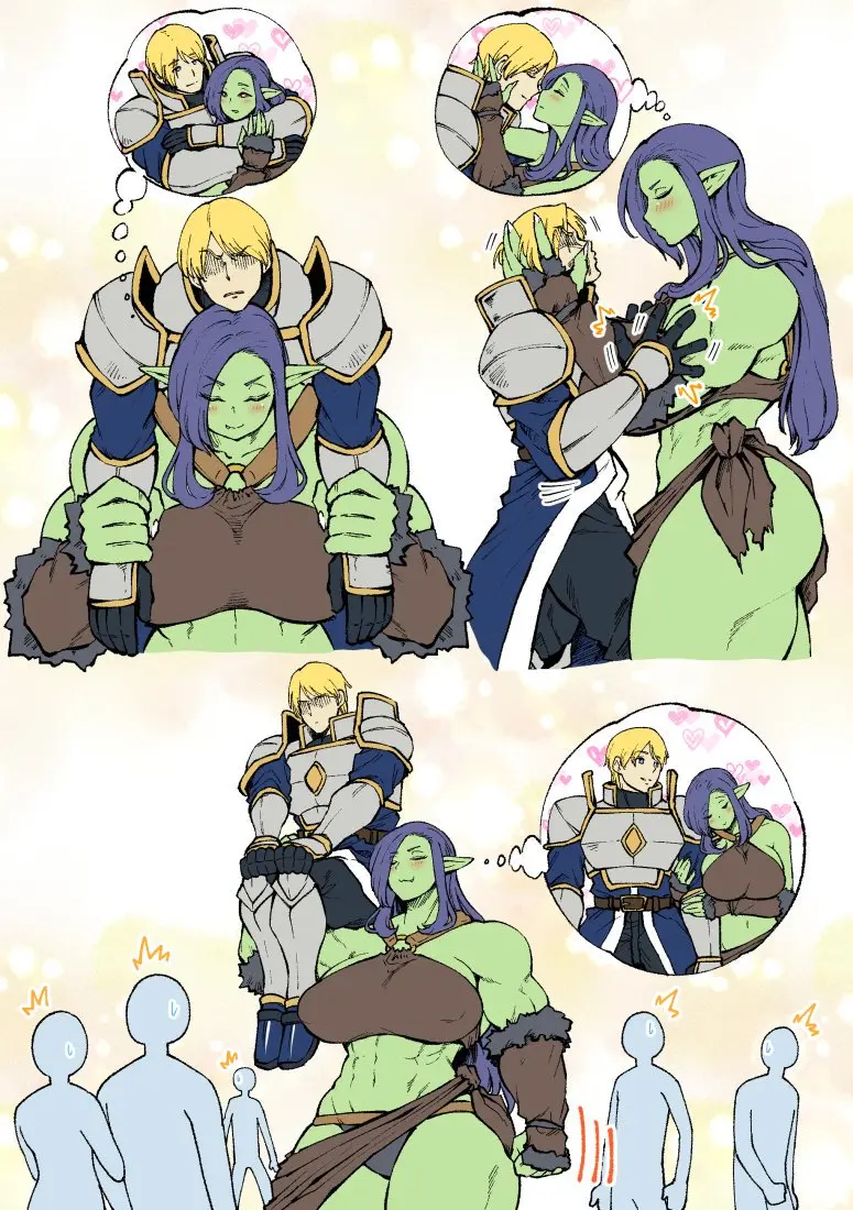 - Female Ork And Man Knight & Other Histories