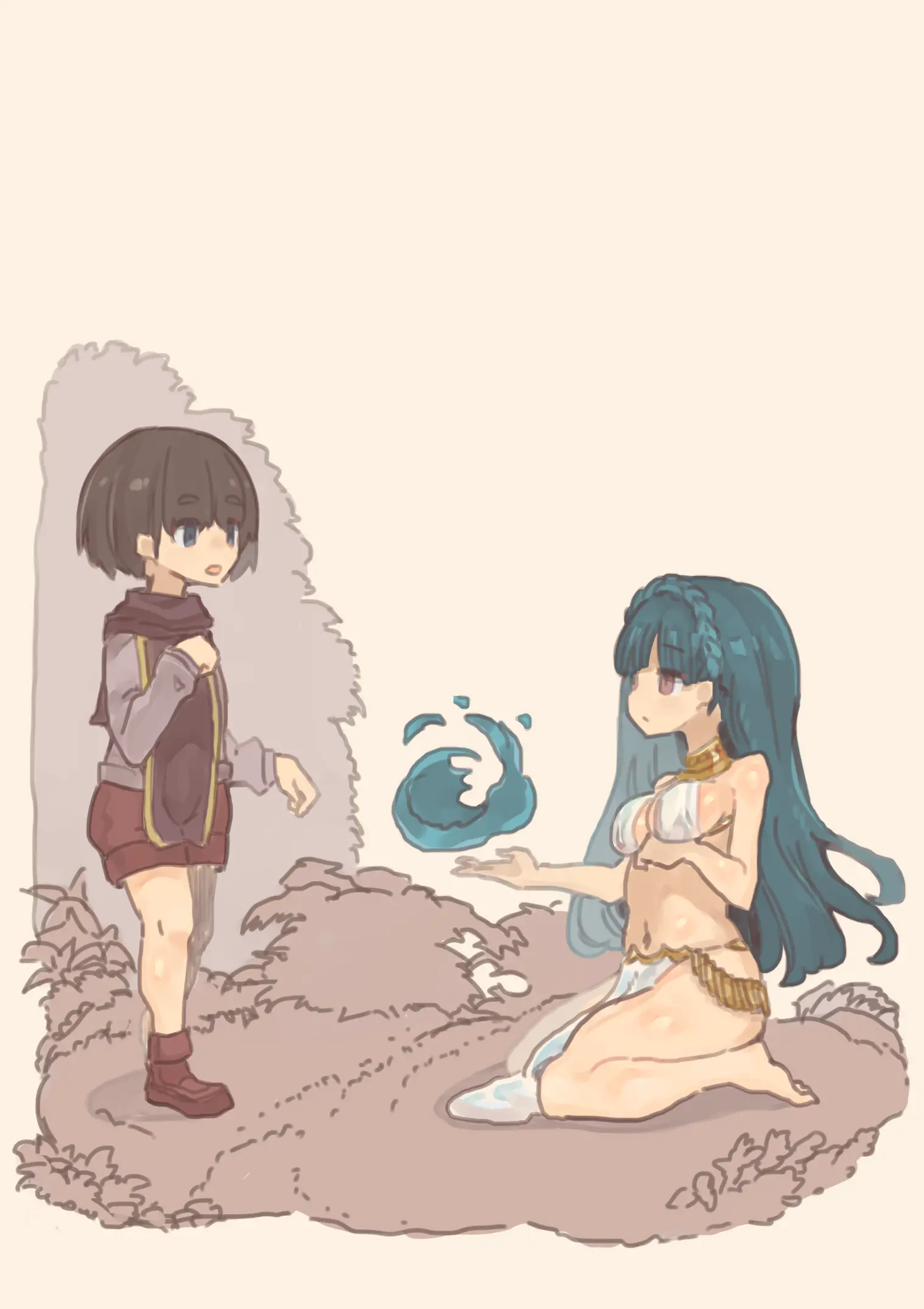 Mamono Musume Ni Okasare Book ~ Undine Sylph Doriad Hen ~