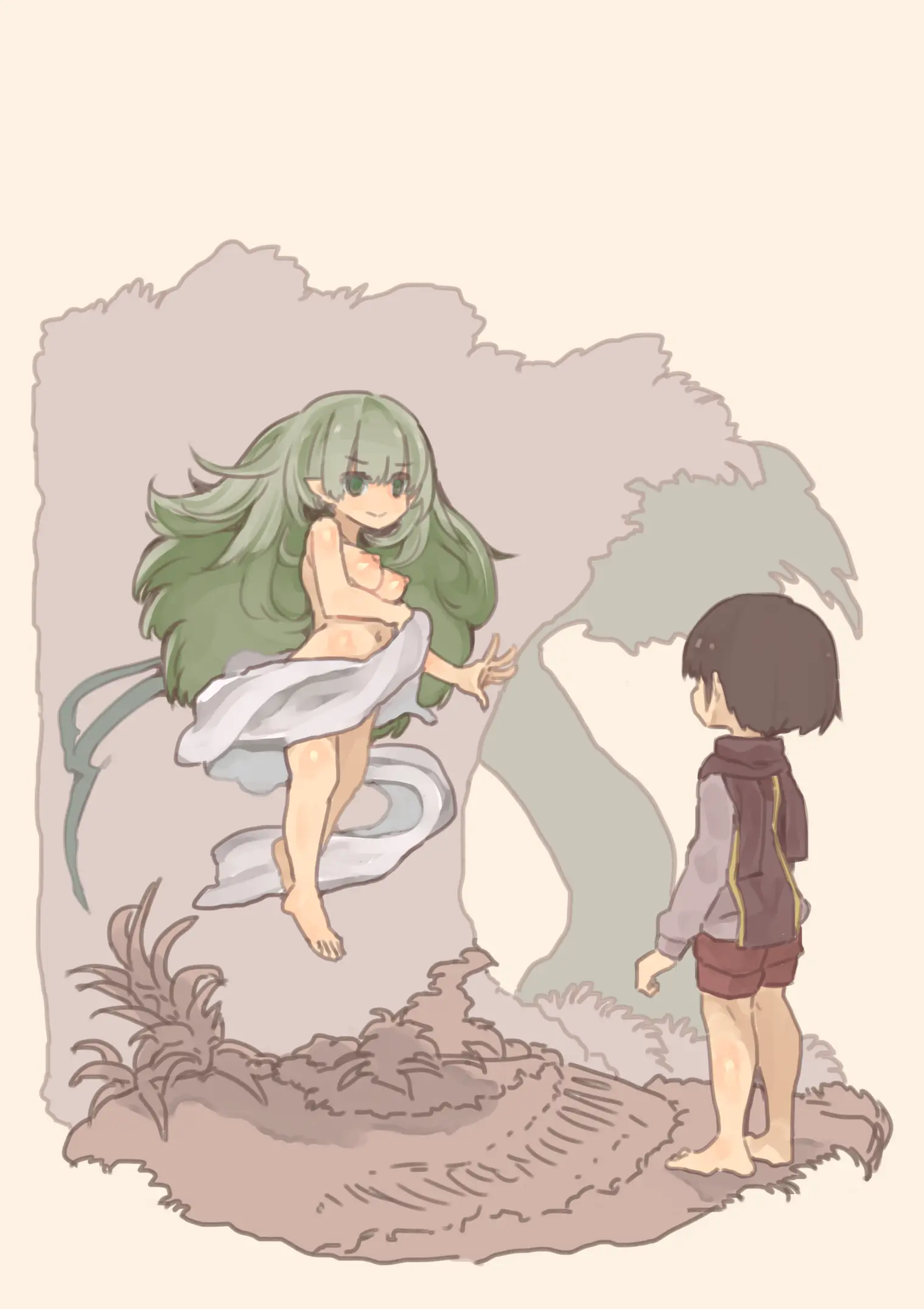 Mamono Musume Ni Okasare Book ~ Undine Sylph Doriad Hen ~