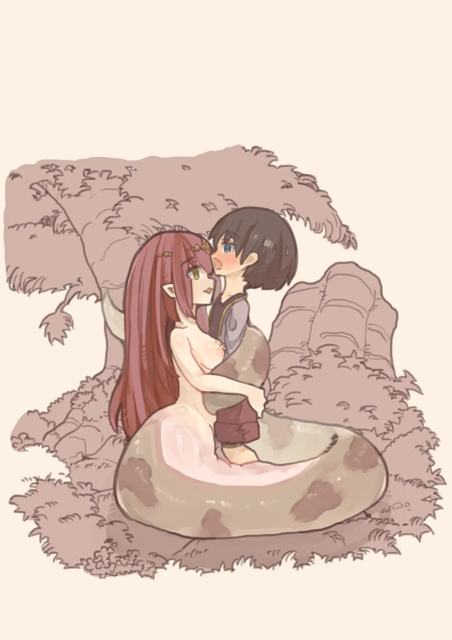 Mamono Musume Ni Okasare Book ~Lamia Werewolf Harpy Hen~
