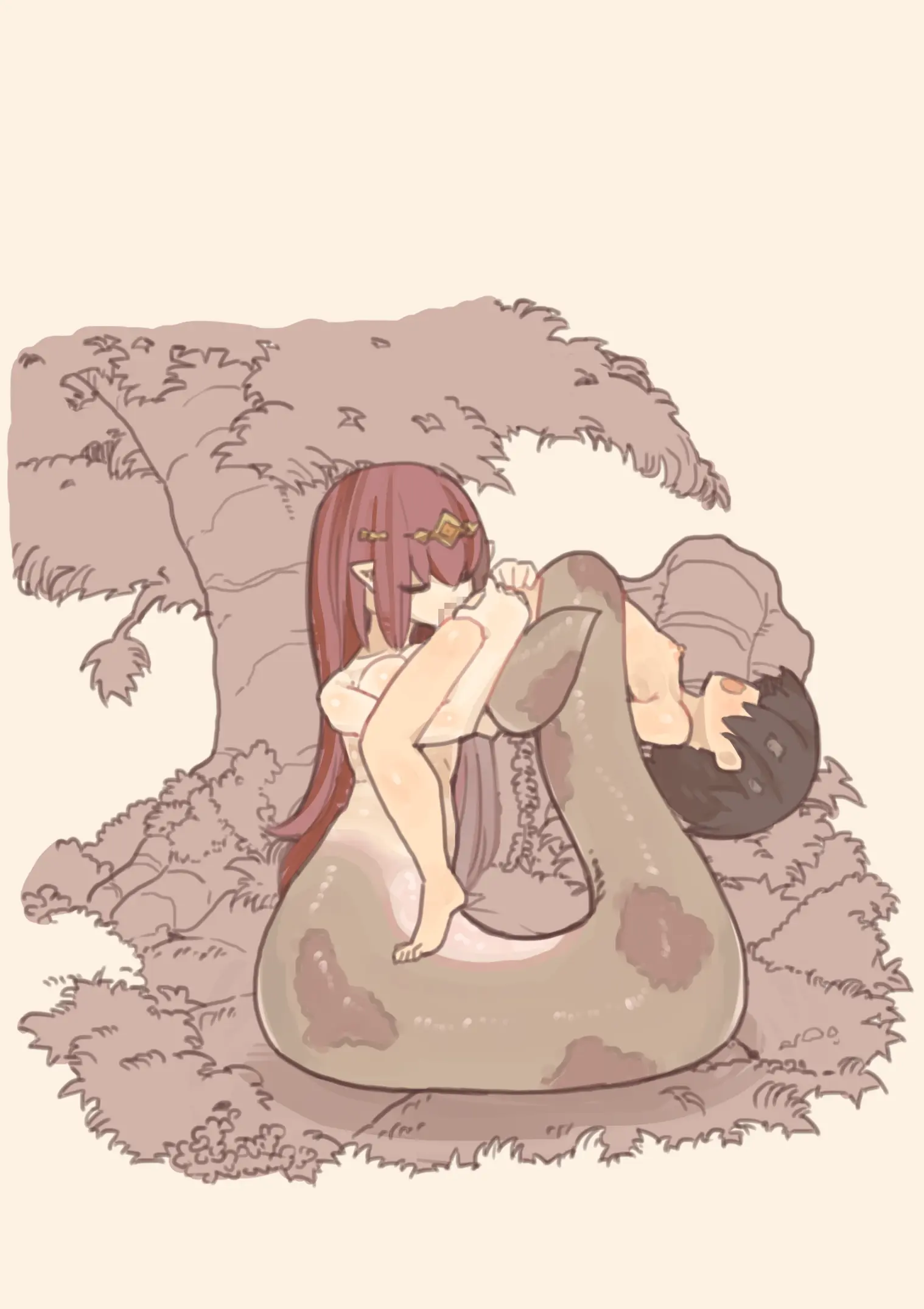 Mamono Musume Ni Okasare Book ~Lamia Werewolf Harpy Hen~