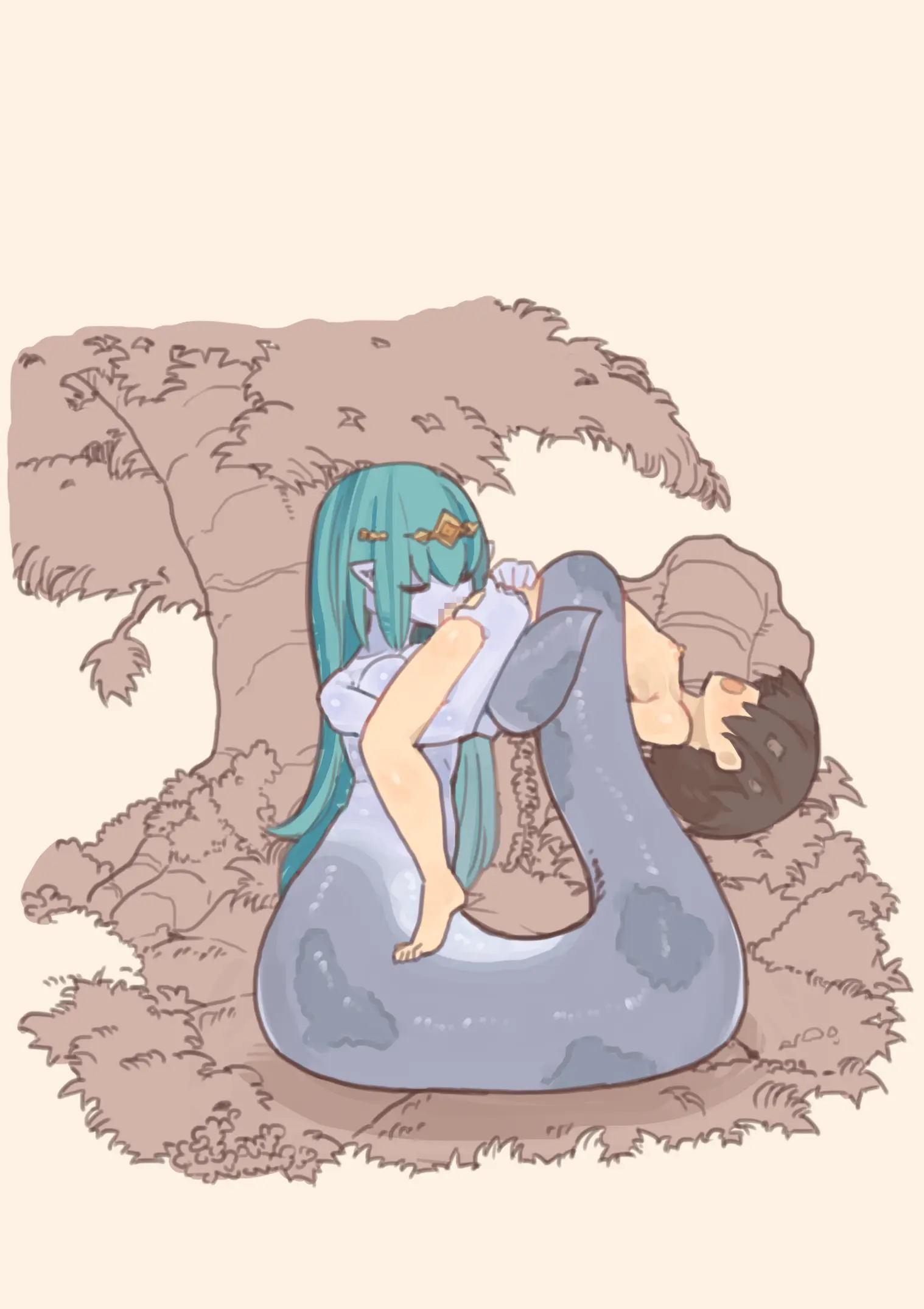 Mamono Musume Ni Okasare Book ~Lamia Werewolf Harpy Hen~