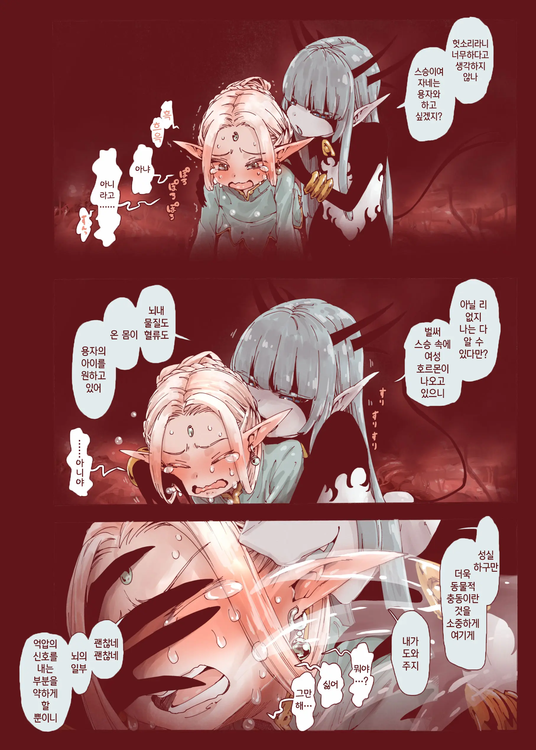Daraku No Majo Shounen Yuusha To Tsurupeta Elf Wa Ika Ni Shite Majo Ni Yabureta Ka | 타락의 마녀 ~ 소년용자와 절벽가슴 엘프는 어쩌다가 마녀에게 패했는가