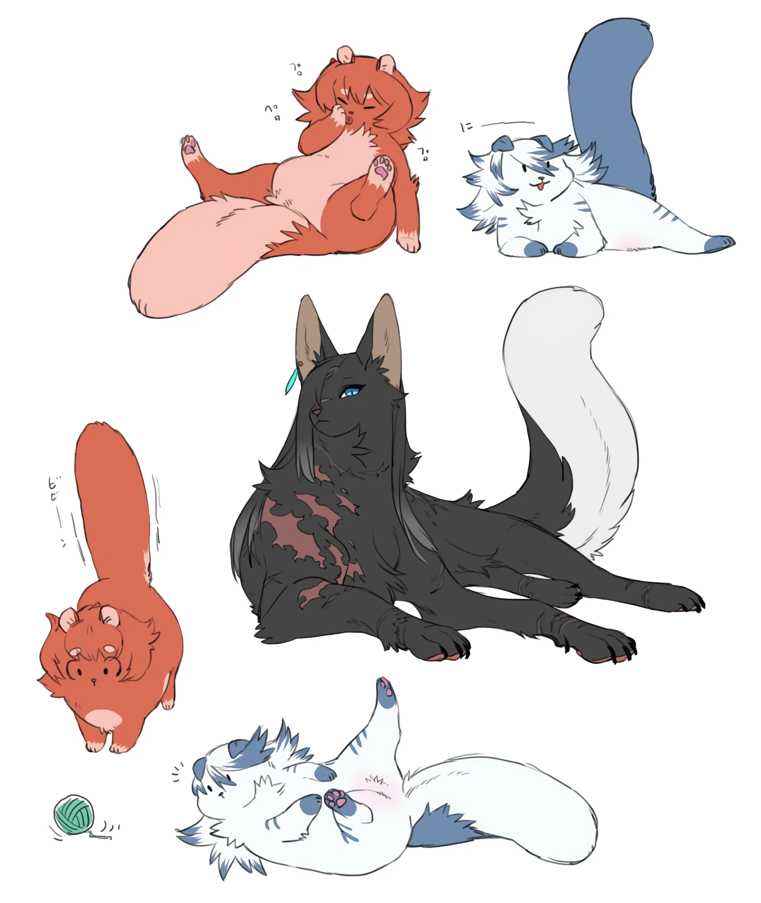 シャルル 獣化&四つ足&ケモ耳まとめ