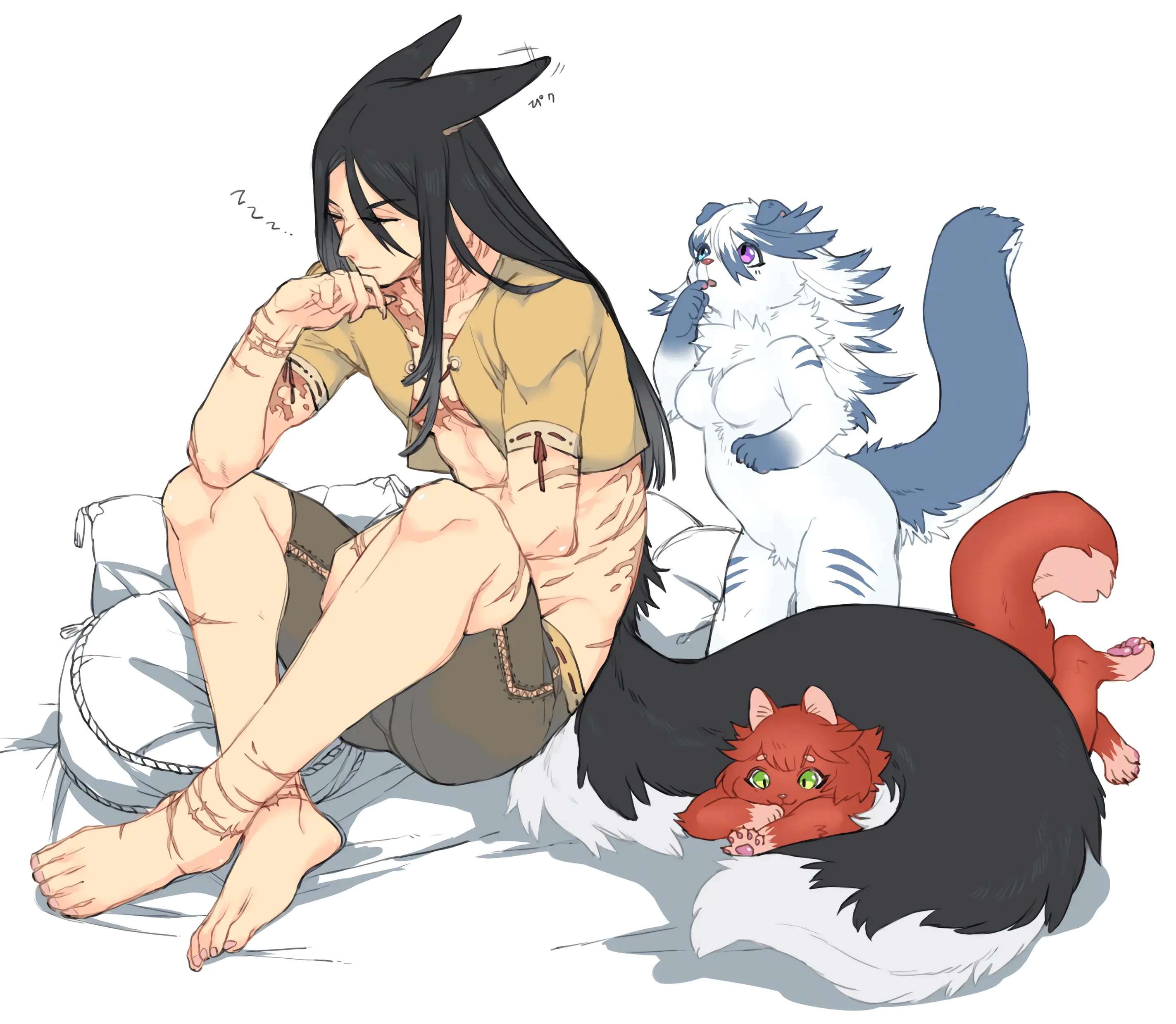 シャルル 獣化&四つ足&ケモ耳まとめ