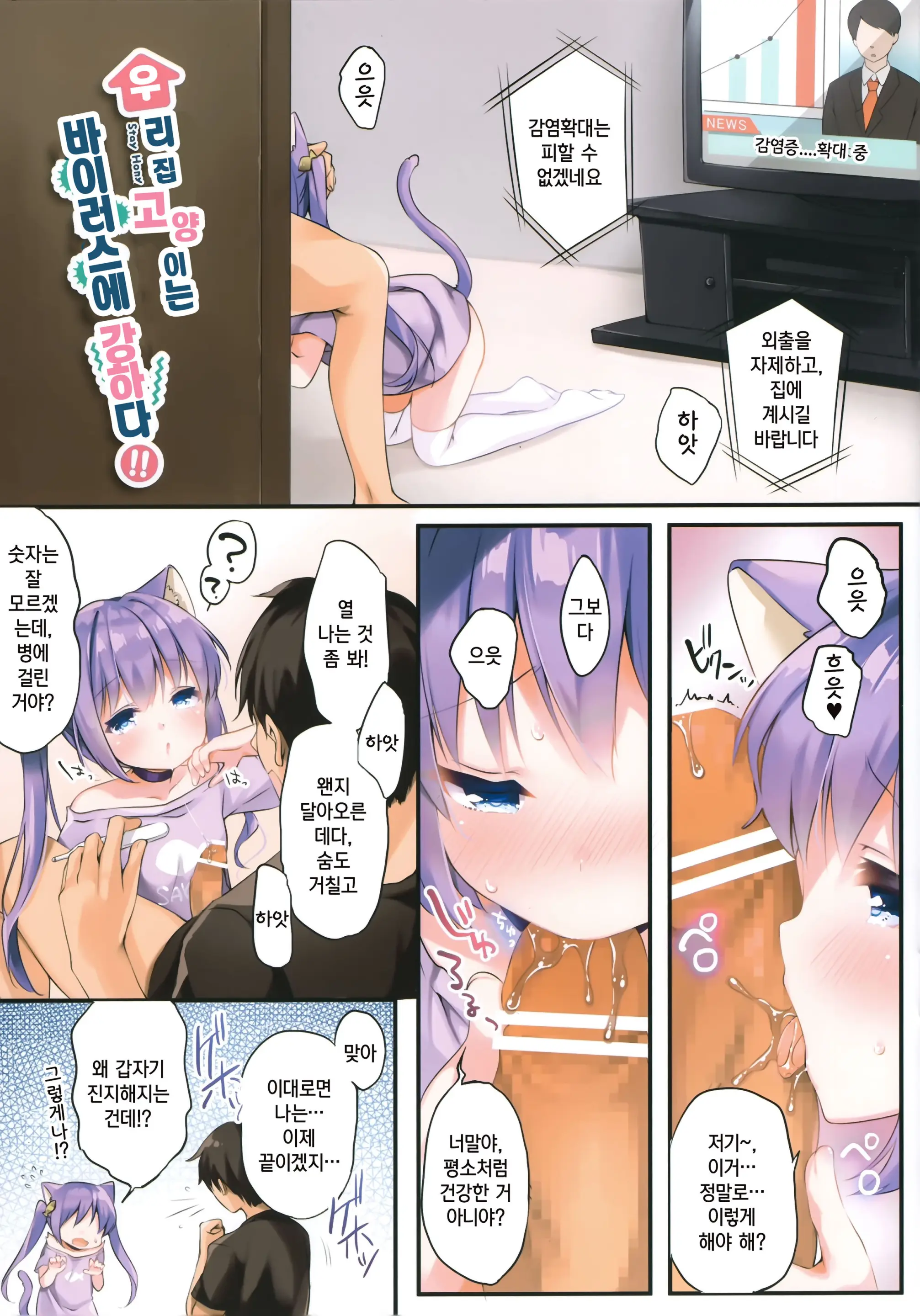 Uchi No Neko Wa Virus Ni Tsuyoi!! | 우리집 고양이는 바이러스에 강하다!!
