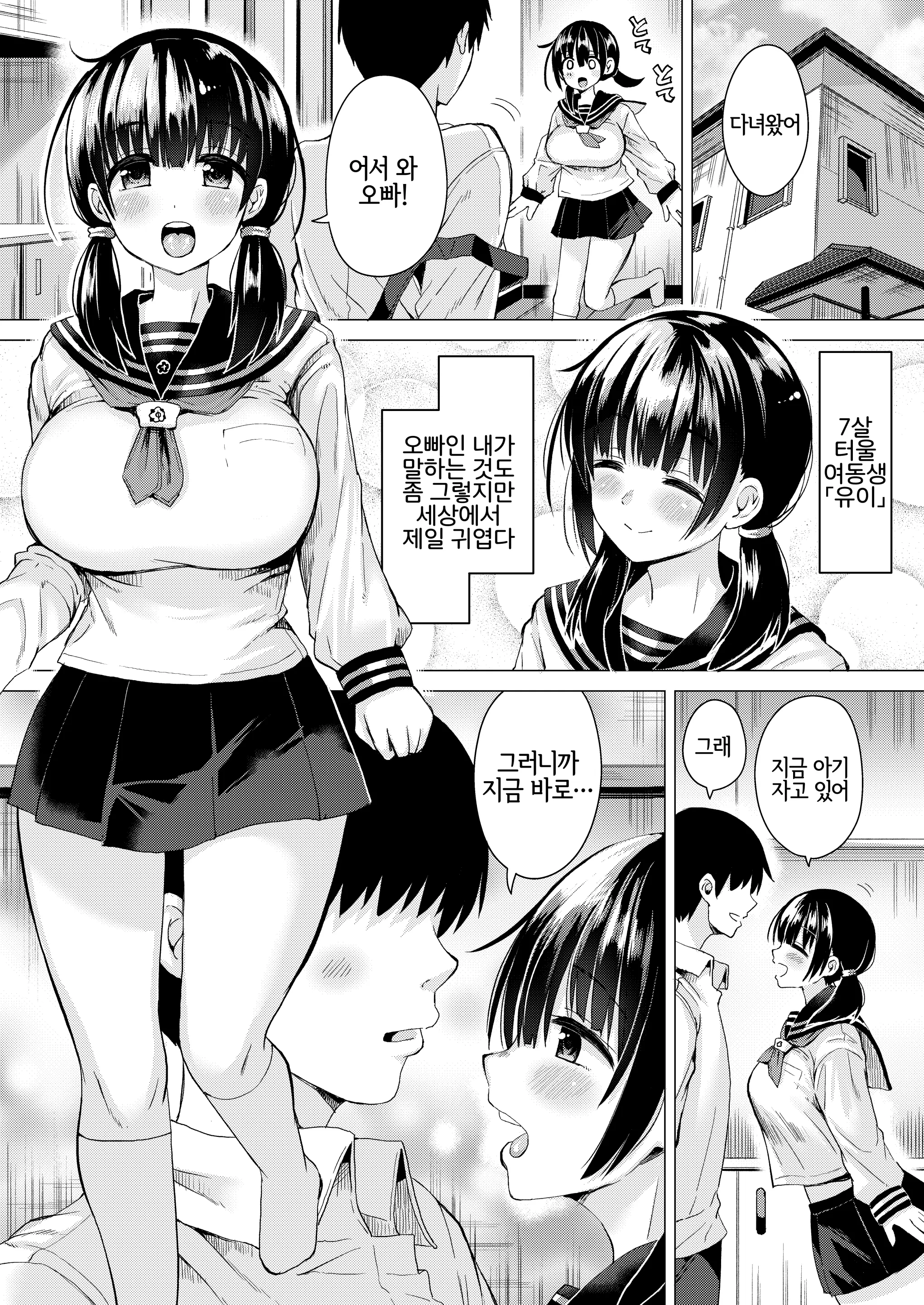 Ninyousei No Takai 7-Tsu Shita No Imouto To Futarime O Kosaeru Hon | 임산능력 높은 7살 아래의 여동생과 둘째를 만드는 책