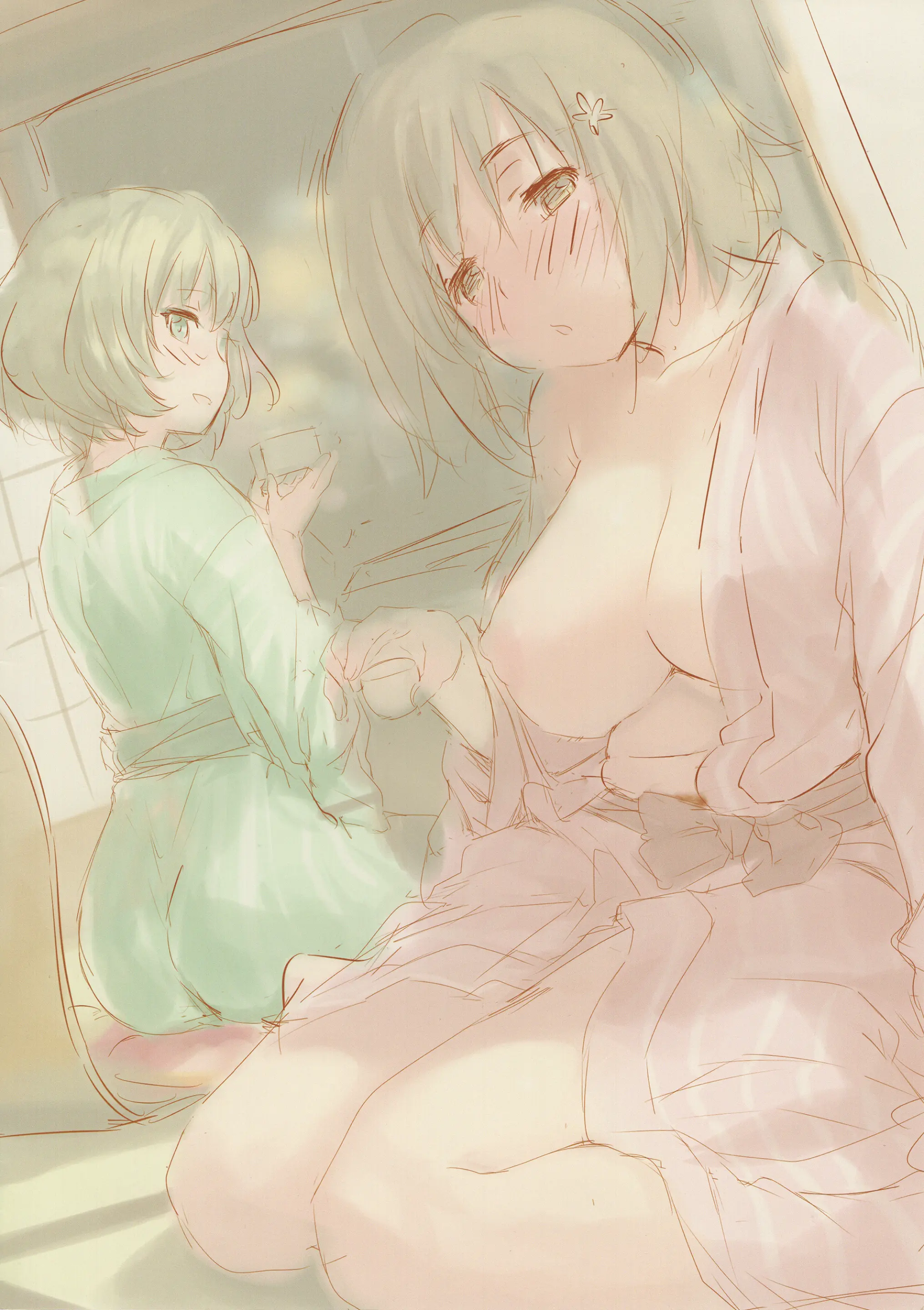 Kanako Kaede No Onsen Burari H | 카나코·카에데의 온천 여행 H
