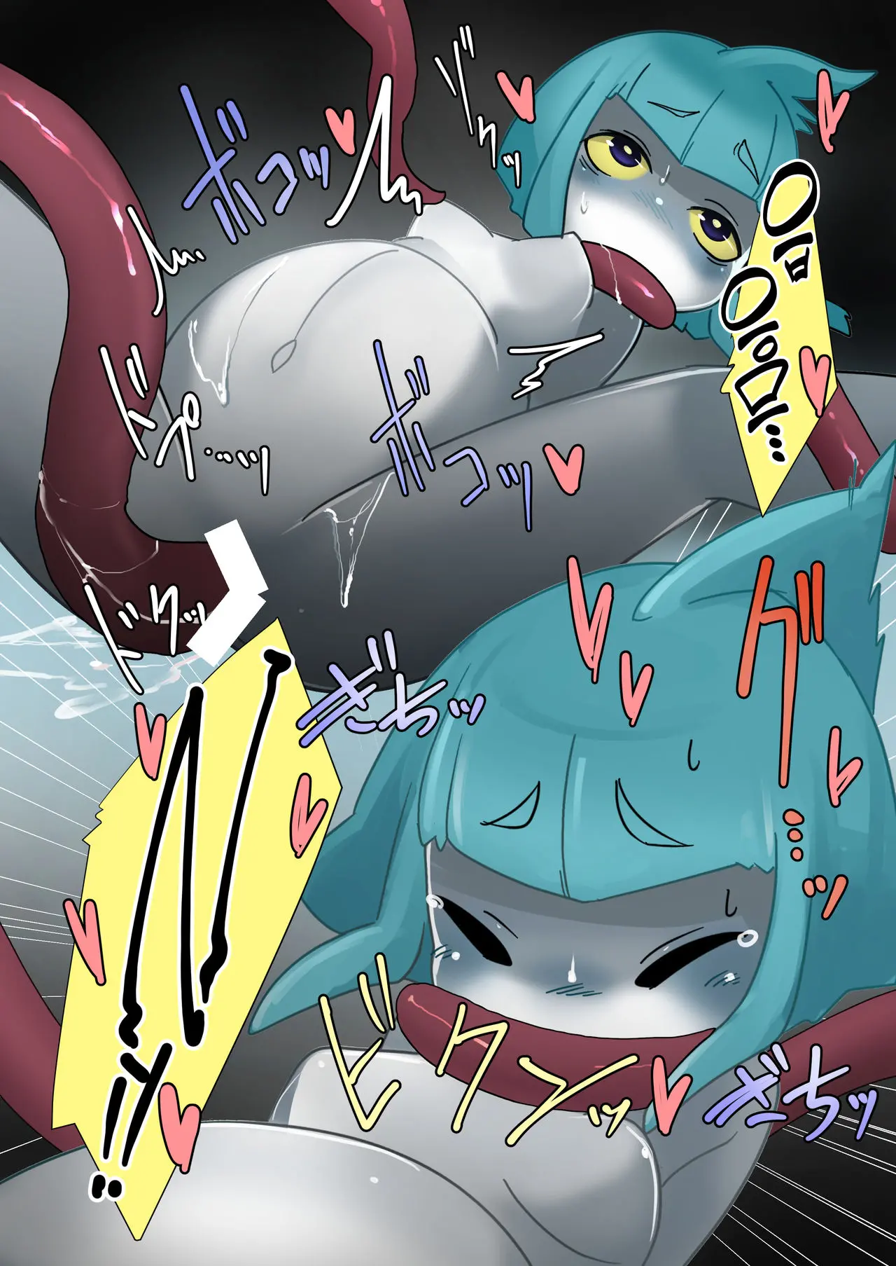 Shark Girl Vs Giant Octpus