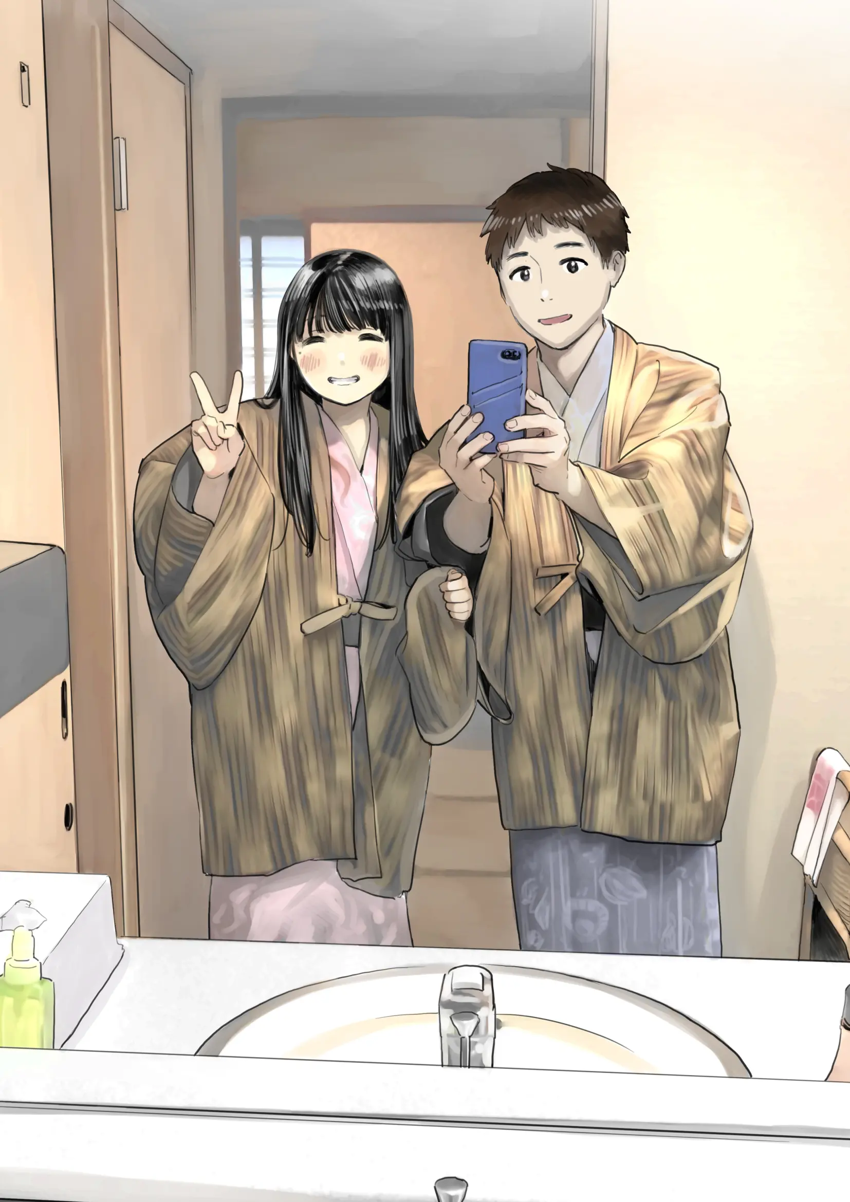 Kanojo No SmaPho O Nozoita Dake Nano Ni 2 | 그녀의 스마트 폰을 들여다 본 것 뿐인데 2