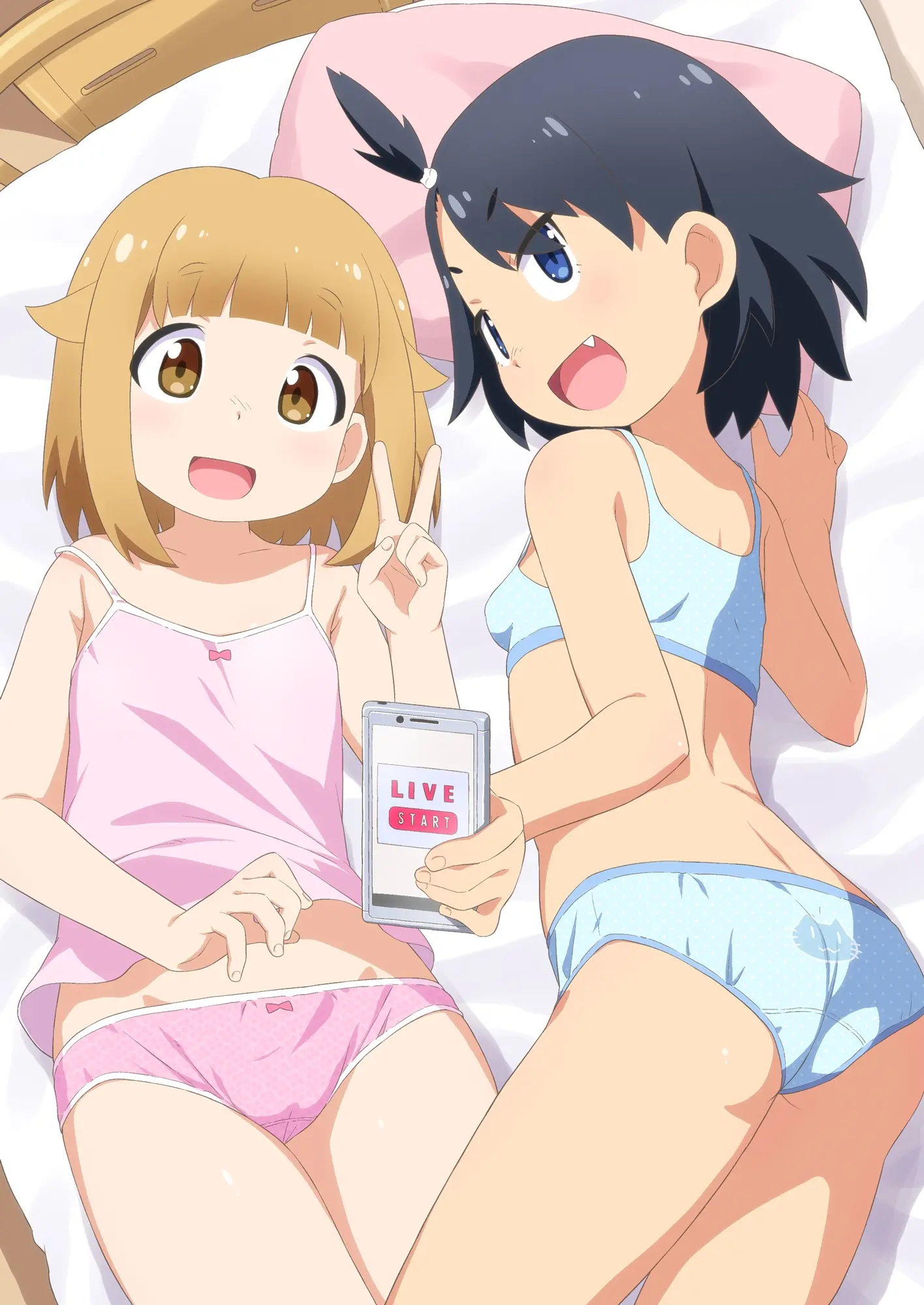 Natsumi To Hina No Ecchi Na Namahaishin Ganbaru Zo | 히나와 나츠미의 야한 생방송 열심히 하자