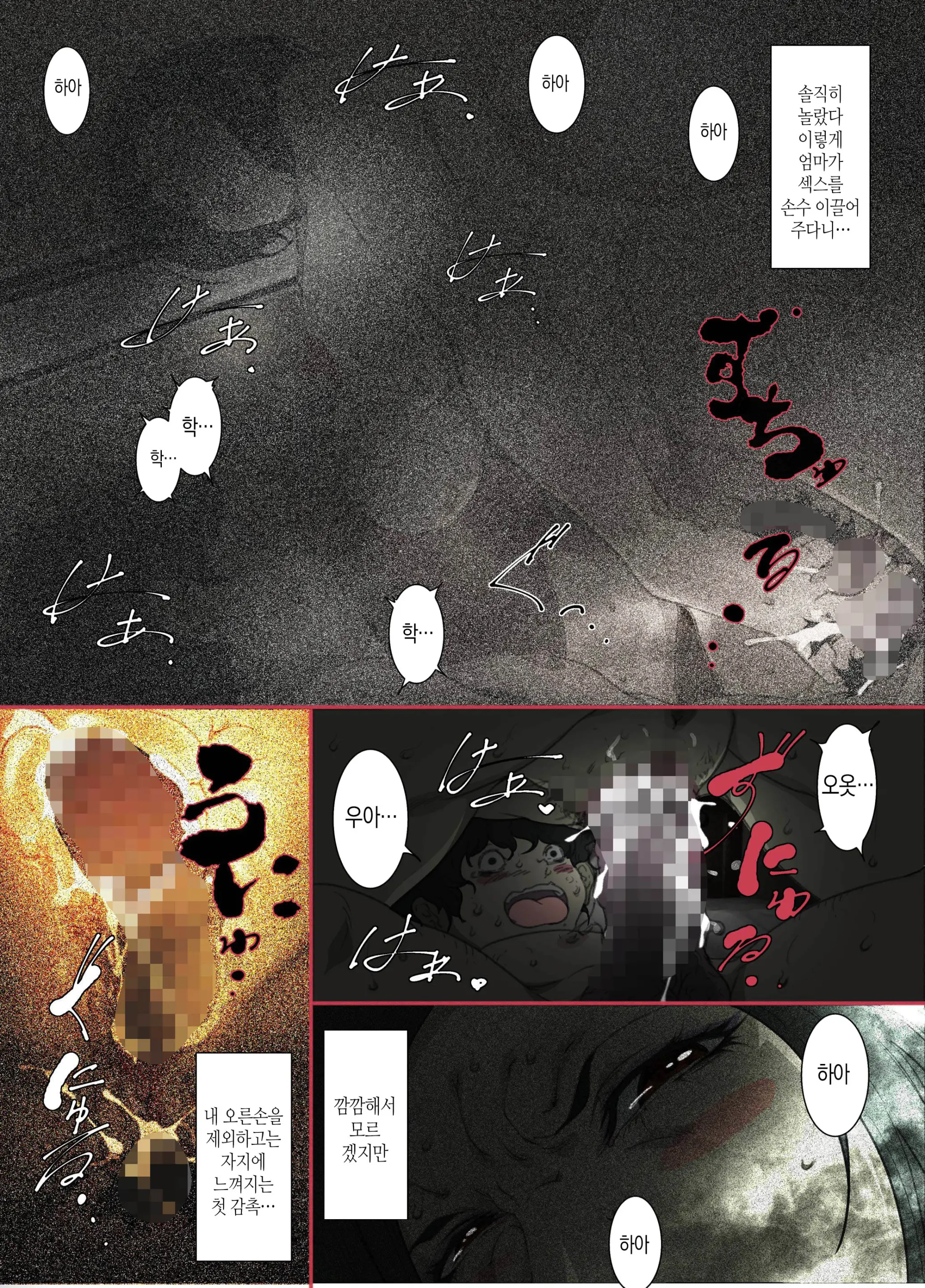 Kittsui Seikaku No Kyouiku Mama Ga, Jukenki Nomi Kurayami No Naka Nomi To Iu Jouken De Musuko No Sex Dairizuma O Tsutomeru Hanashi.
