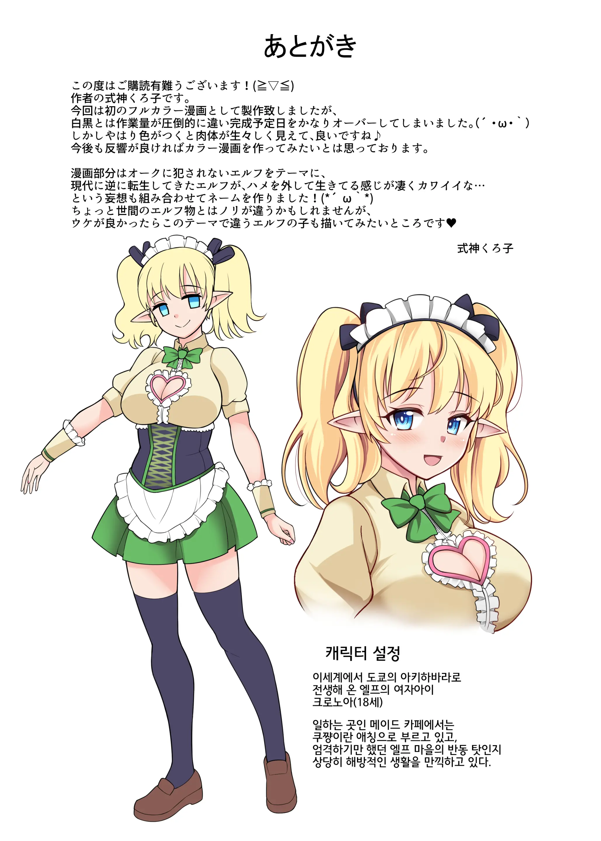 Akiba-Kei Maid Elf Nokuu-Chan | 아키바계 메이드 엘프의 쿠ㅡ짱