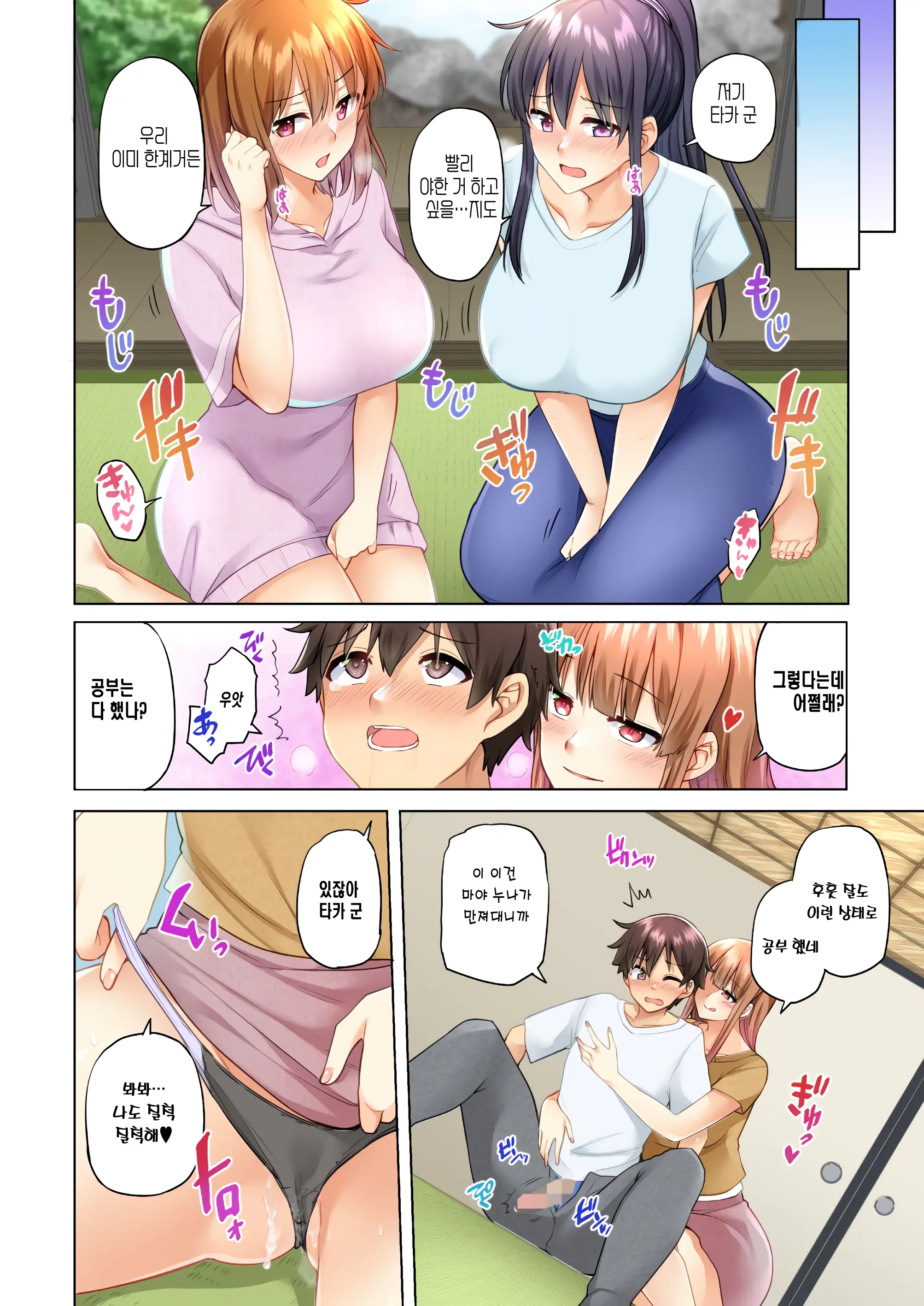 Onee-Chan No Wasuremono O Todoke Ni Kita Hazu Nanoni... 4 누나가 잊고 간 물건을 건네주러 온거뿐인데...4