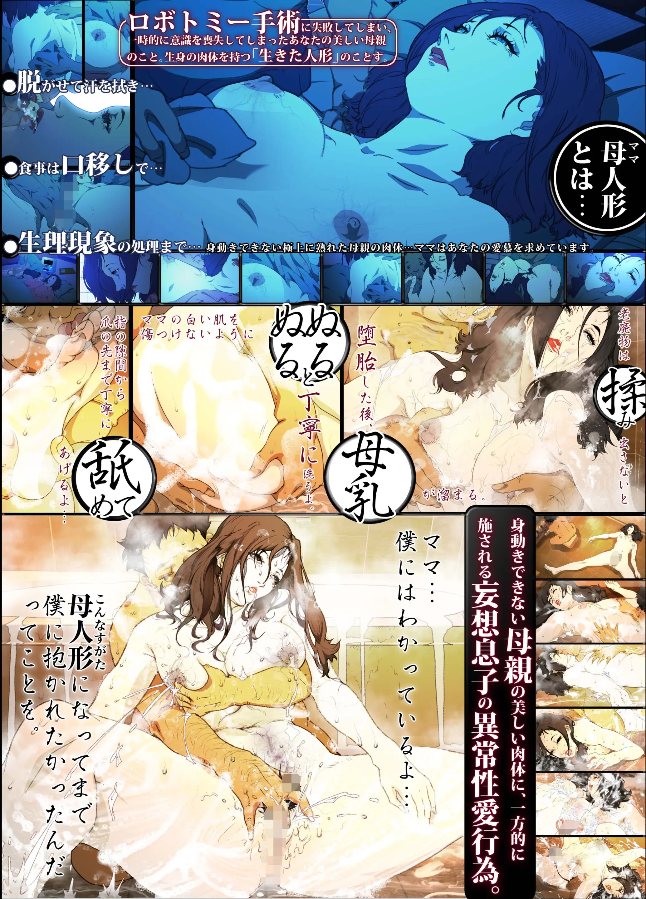 Mama Ningyou Lobotomy Shujutsu Ni Shippai Shita Hahaoya O Dutch Wife Ni Shiteiru Musuko No Hanashi.