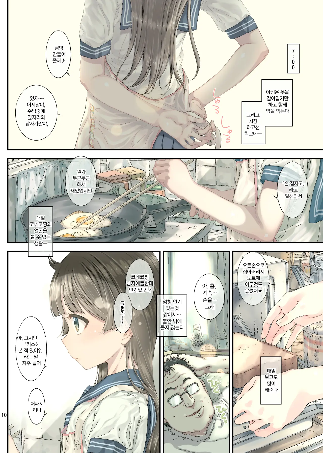 Seifuku Kanojo No Koneko-Chan Wa Maiasa Seiyoku Shori Shitekureru