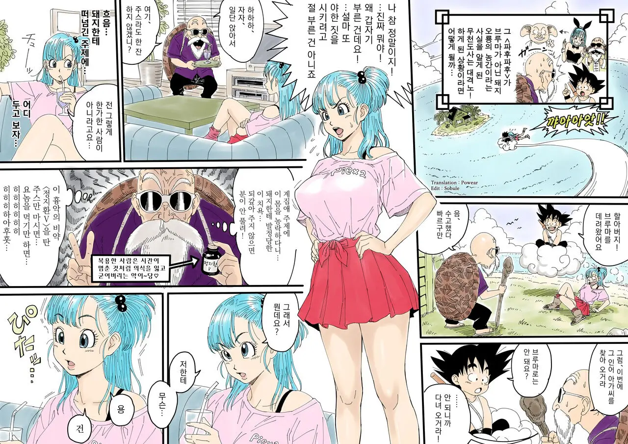 Bulma ✕ Kame-Sennin Last