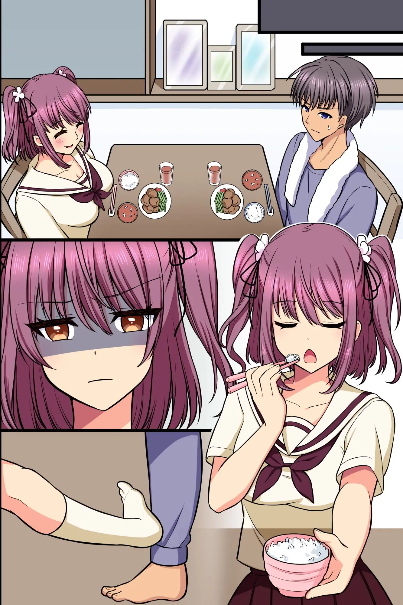 Kuzure Satta Nichijo ~ Kawatte Shimatta Bakunyuu Haha To Hajimetedatta Kyonyuu Imouto Ni Kongan Sarete Sex Shite Nakadashi Shite ~ | 무너져버린 일상 ~변해버린 폭유엄마와 처음이었던 거유 여동생이 섹스를 간청~