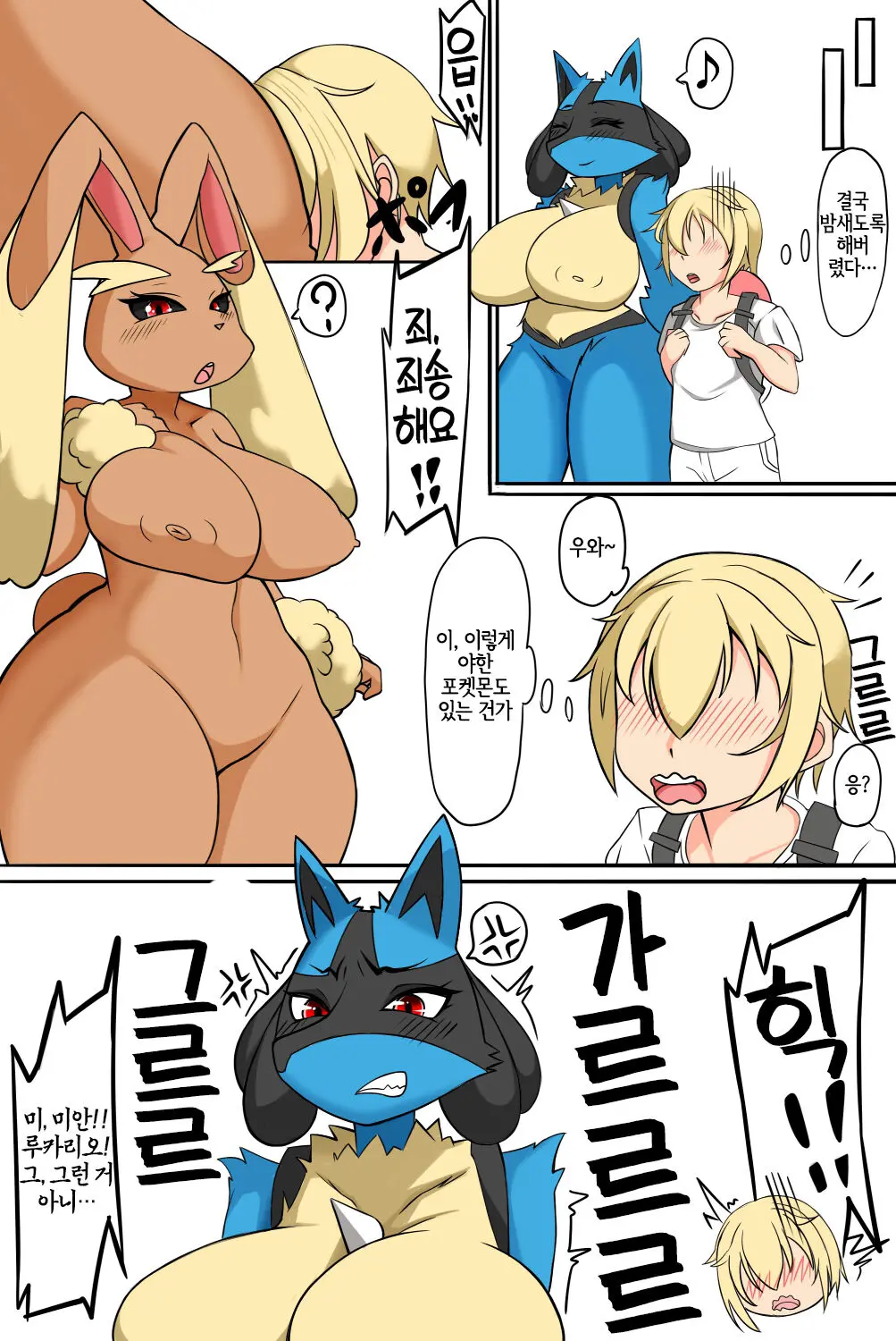 R18 ルカリオ短編本