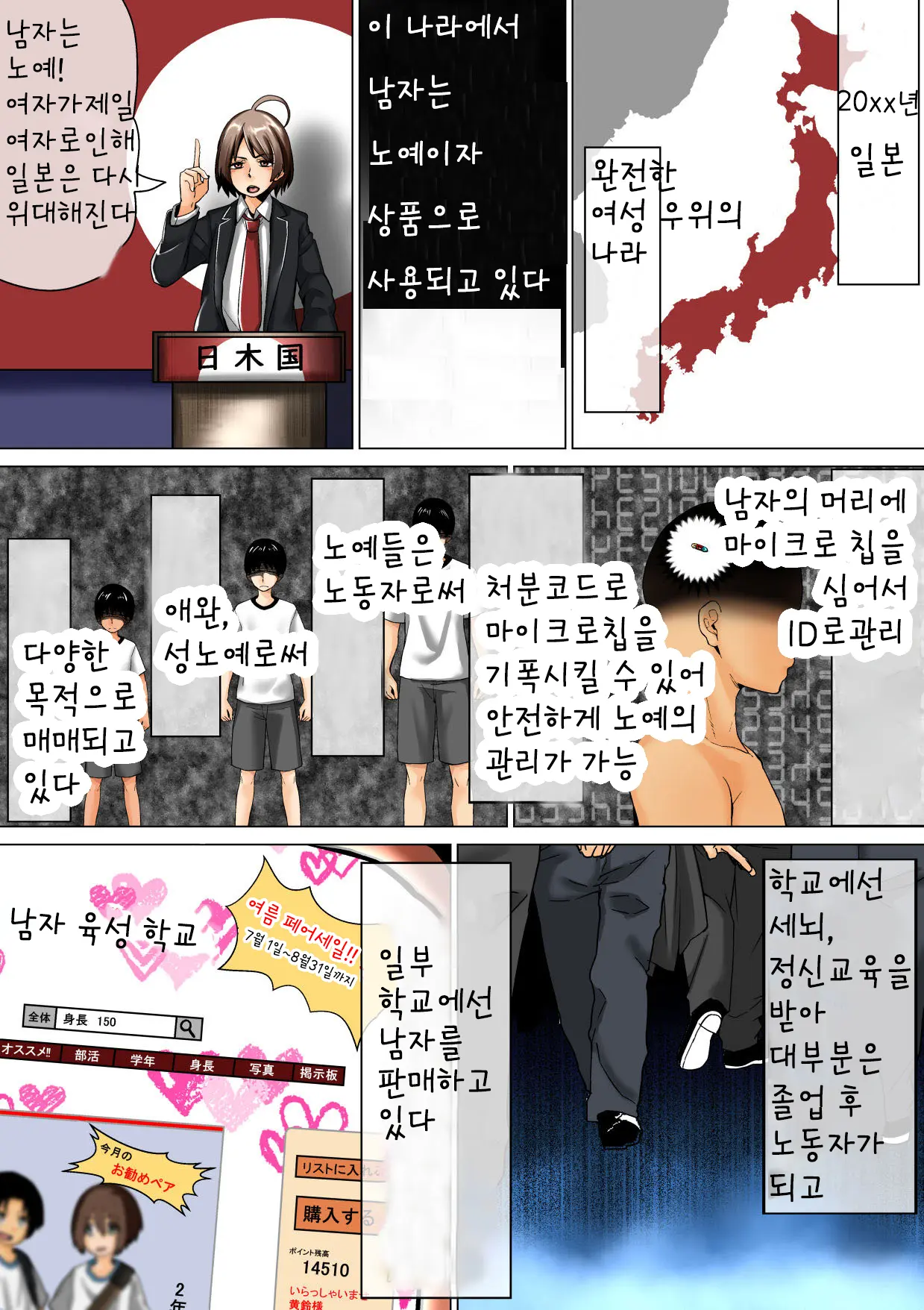 Joshikousei Ga Danshi O Seidorei To Shite Kau | 여자 고등학생이 남자를 성노예로 사는 이야기