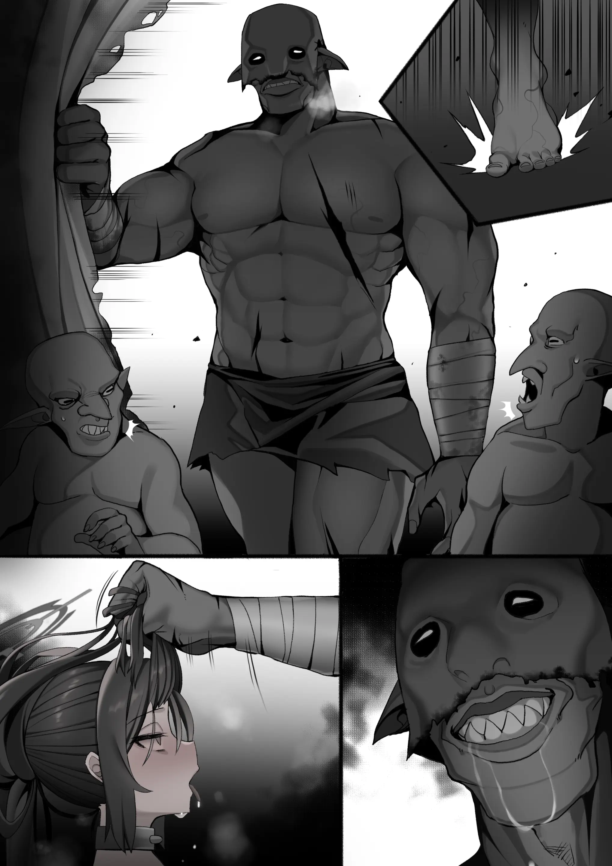 Karin Vs Goblin (Uncensored)