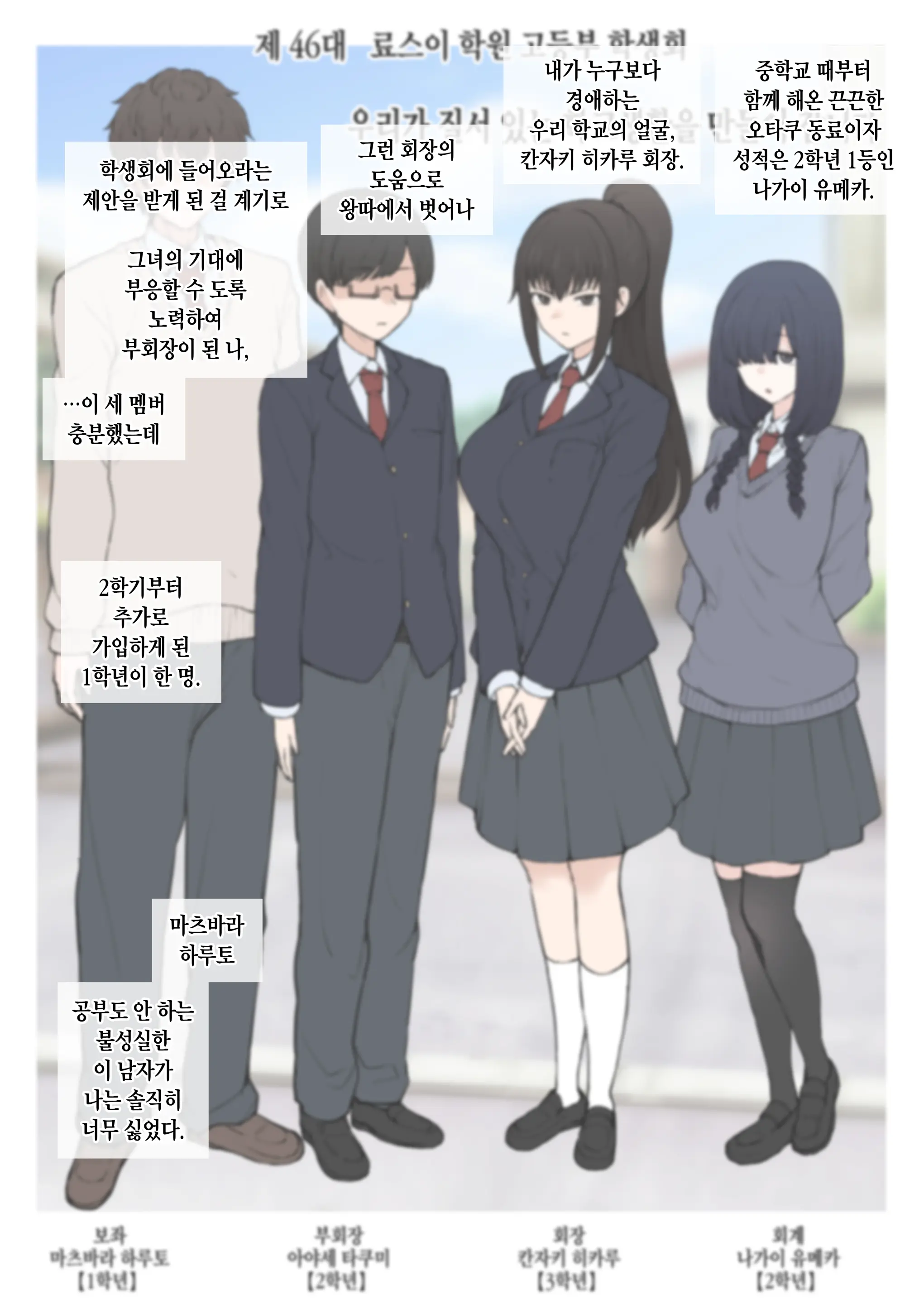 Yarichin Shinnyuusei Ni Ura De Jiwajiwa To Hakaisarete Iku Boku No Shiawase Na Seitokai Life