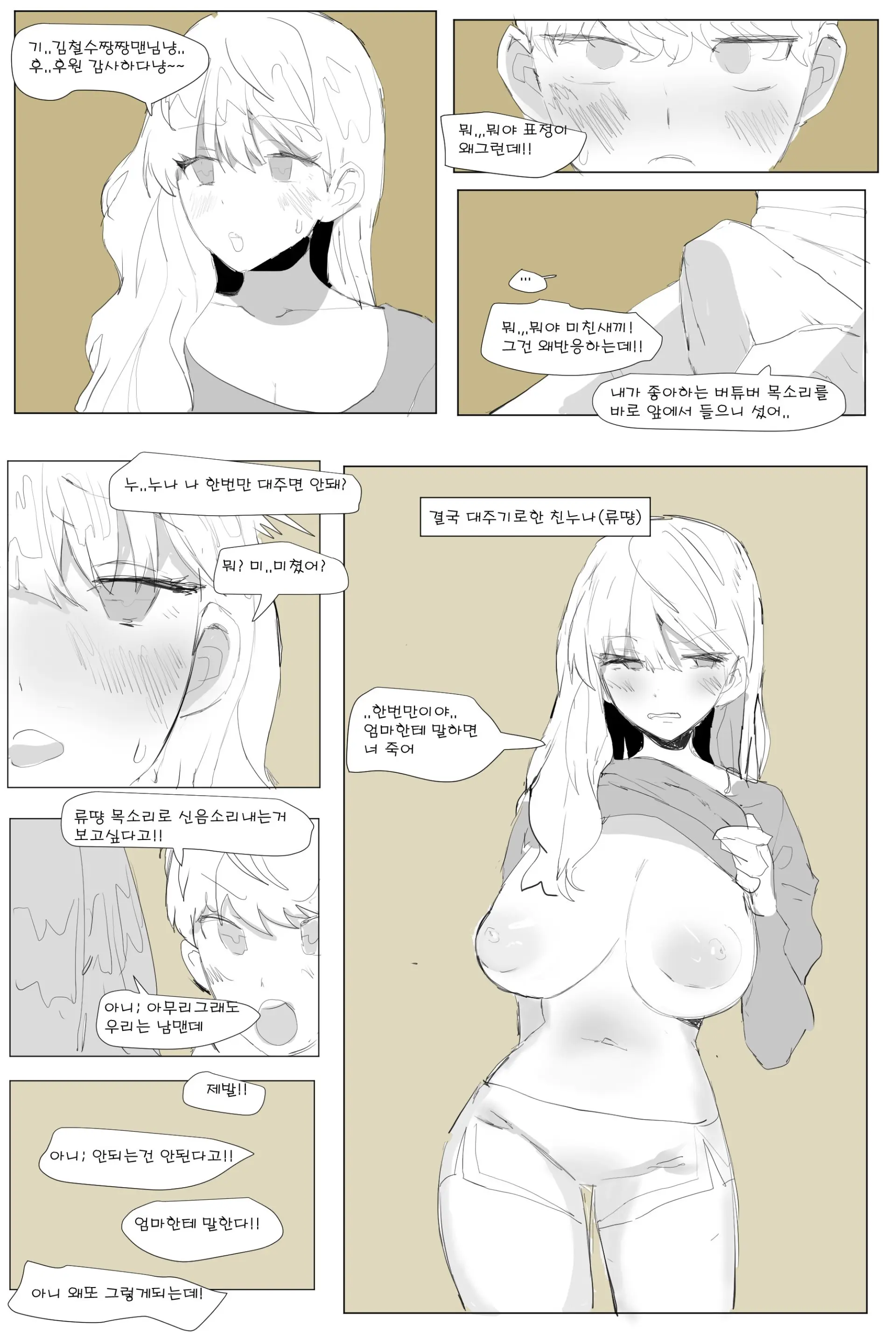 좋아하는 버튜버가 누나인 만화