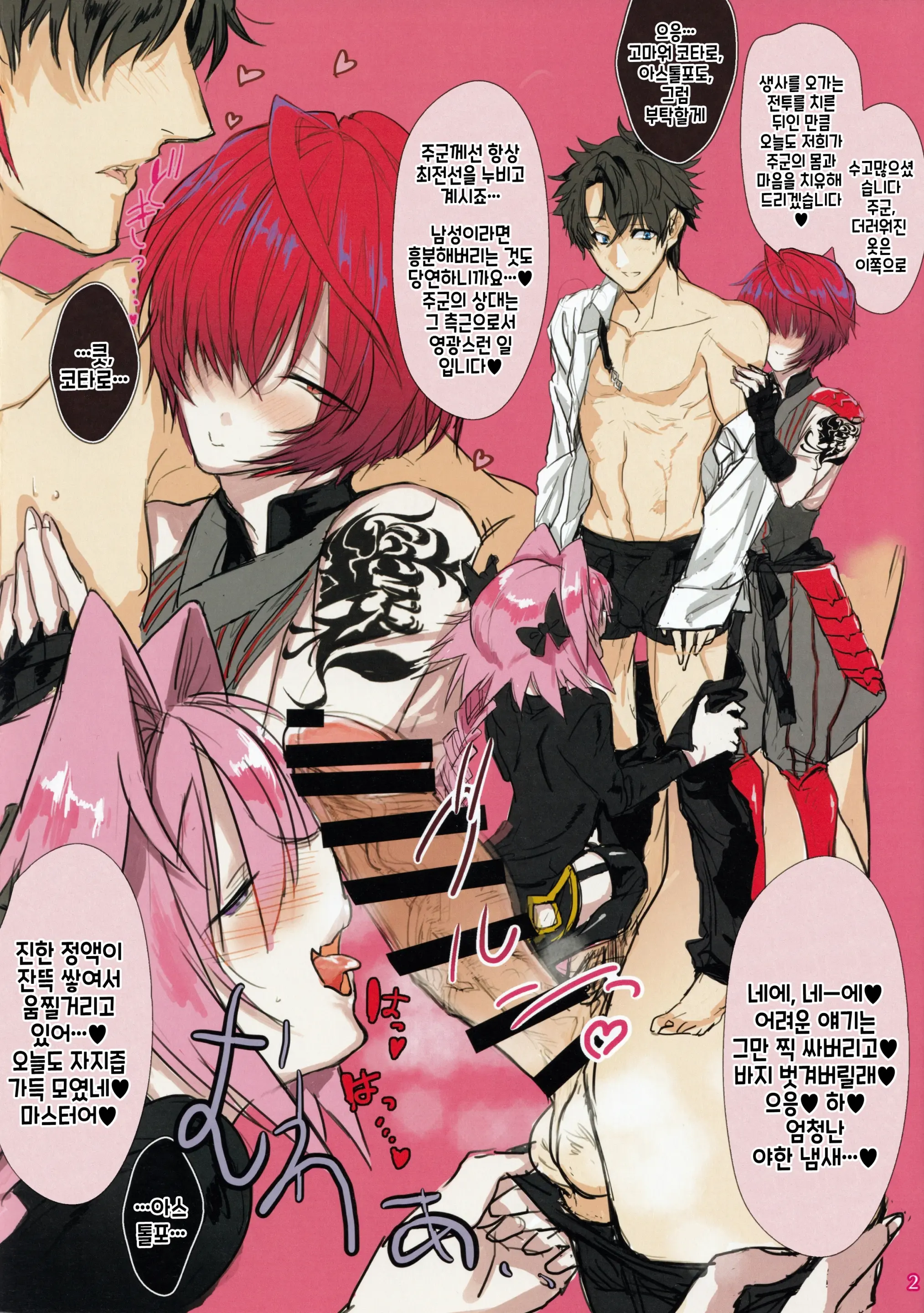 Kotarou-Kun To Astolfo-Kun To Icharabusukebe Suru Hon | 코타로 아스톨포와 꽁냥순애섹스하는 책