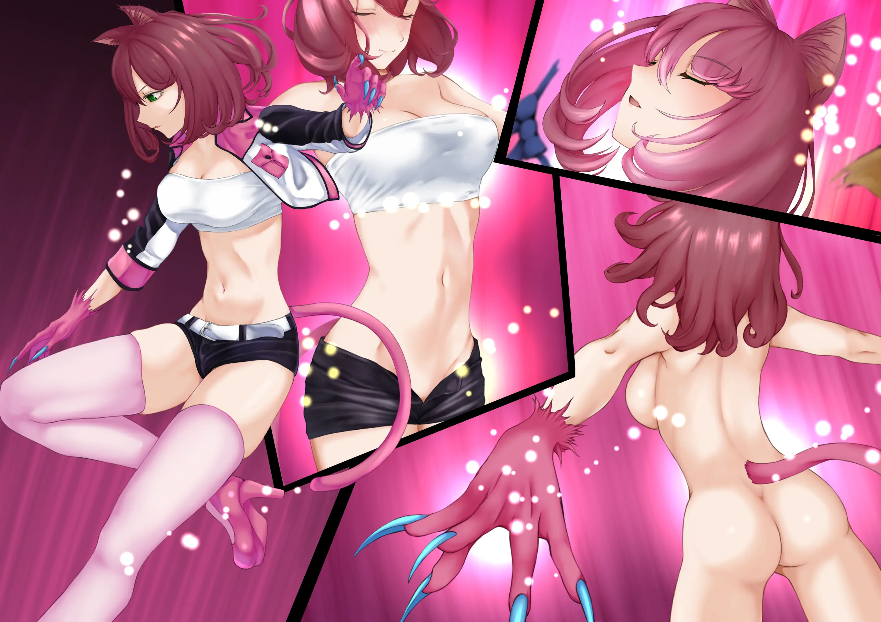 Nekomimi Henshin Heroine Shisshin Haiboku Ryoujoku 2 | 네코미미 변신히로인 실신 패배 능욕 2