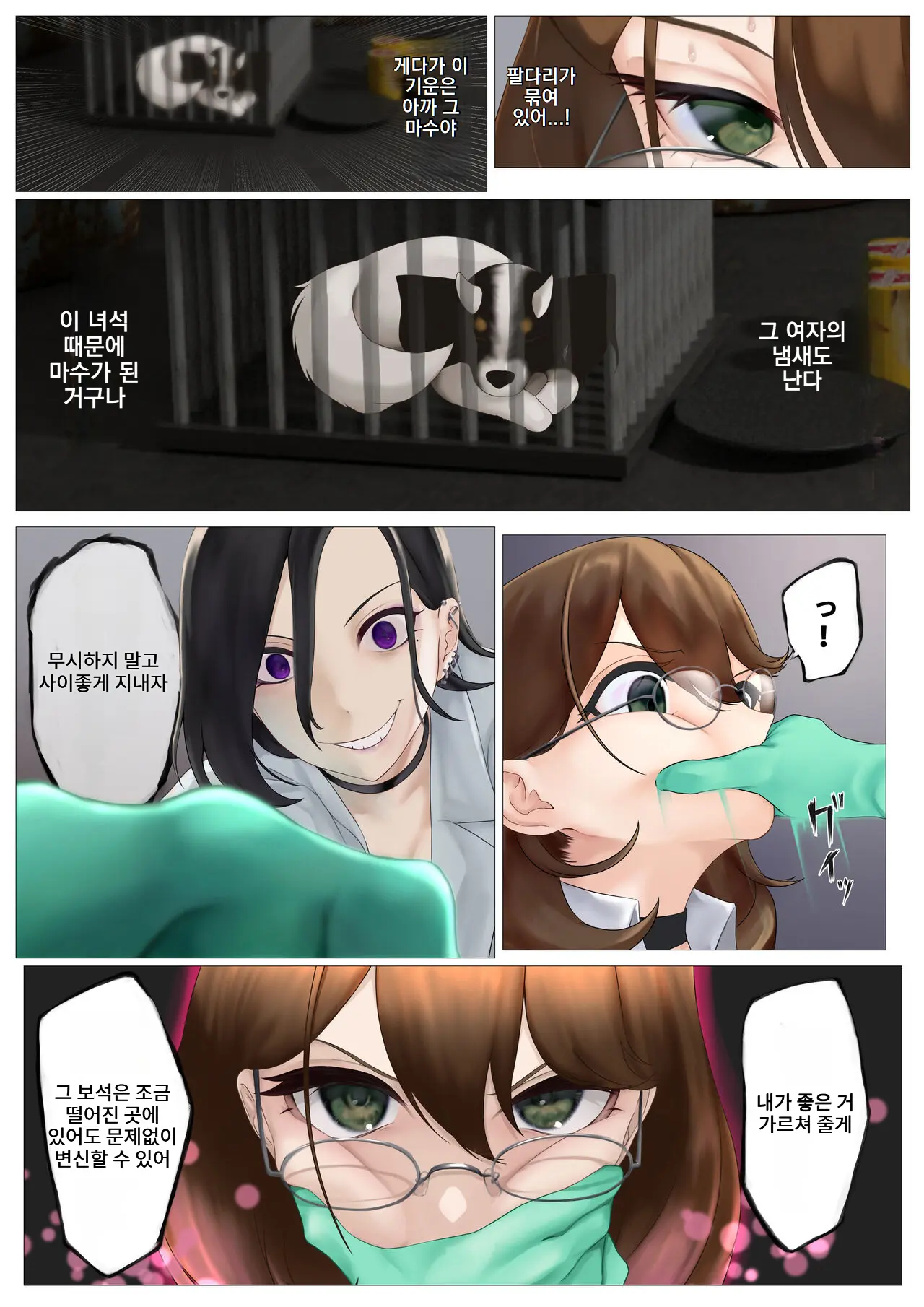 Nekomimi Henshin Heroine Shisshin Haiboku Ryoujoku 3 | 네코미미 변신히로인 실신 패배 능욕 3