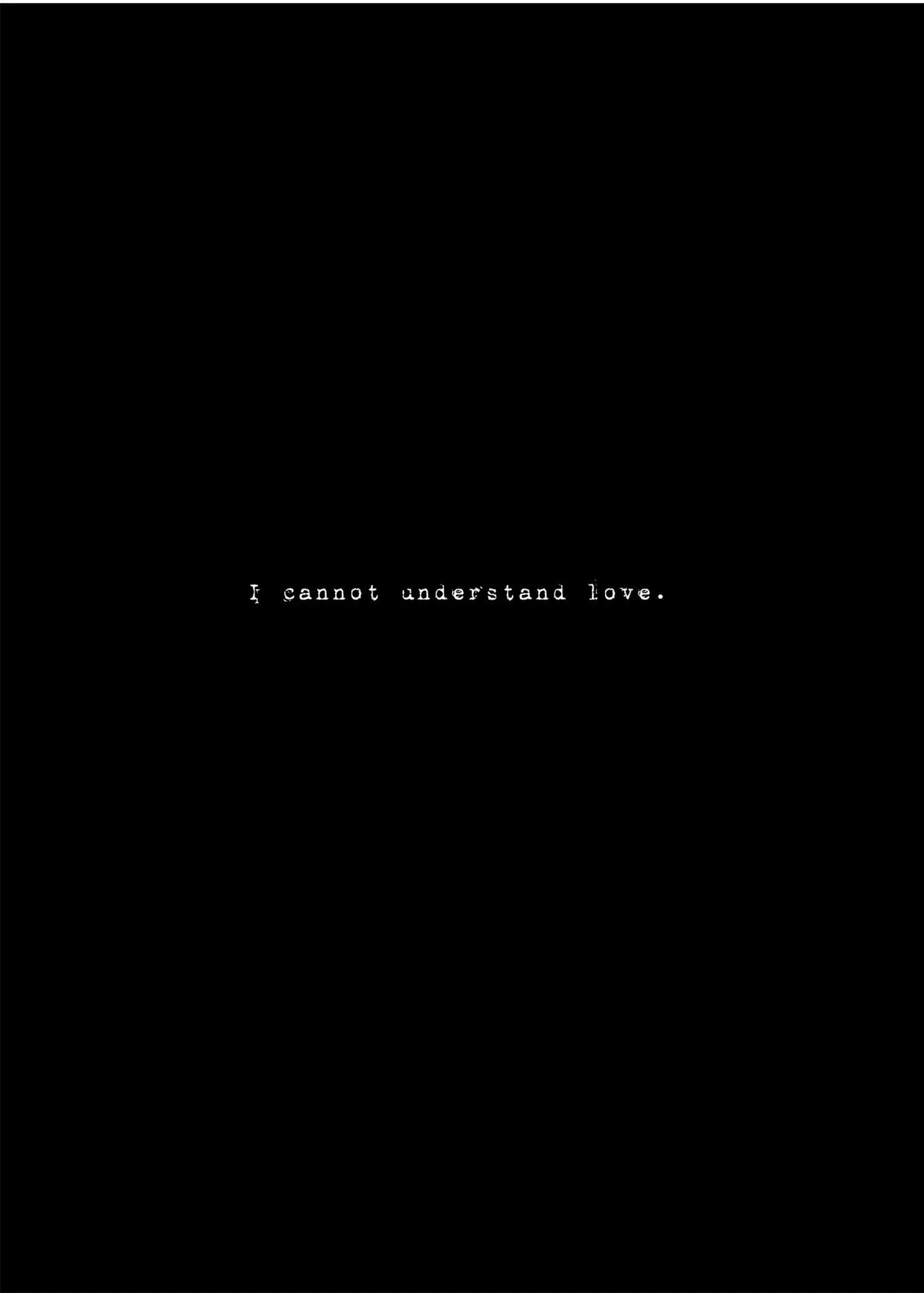 Understand Love.
