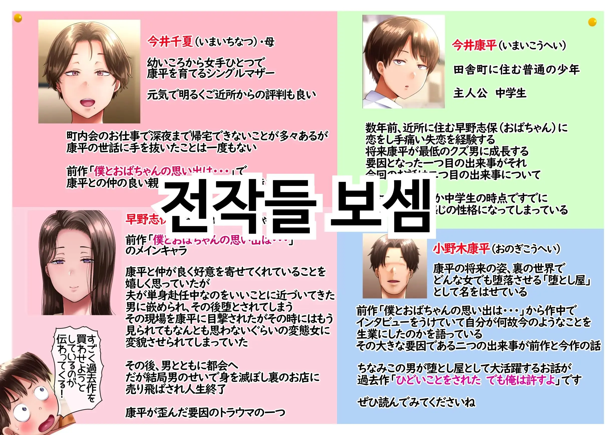 Sono Ura De Kaa-San Wa... | 그 뒤에서 엄마는..