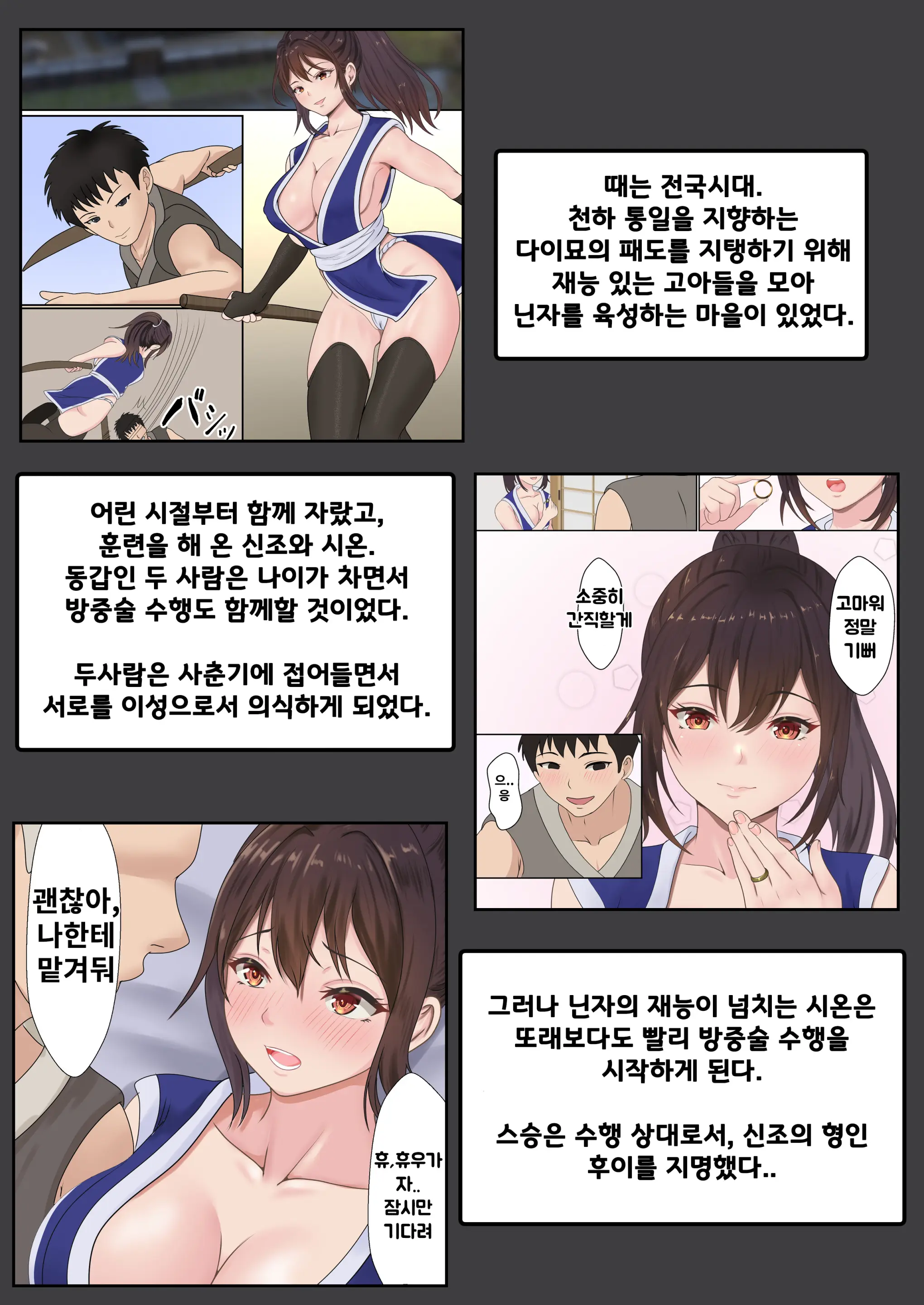 Kunoichi Seiyu Anma Chiryou | 쿠노이치 정유안 마수행