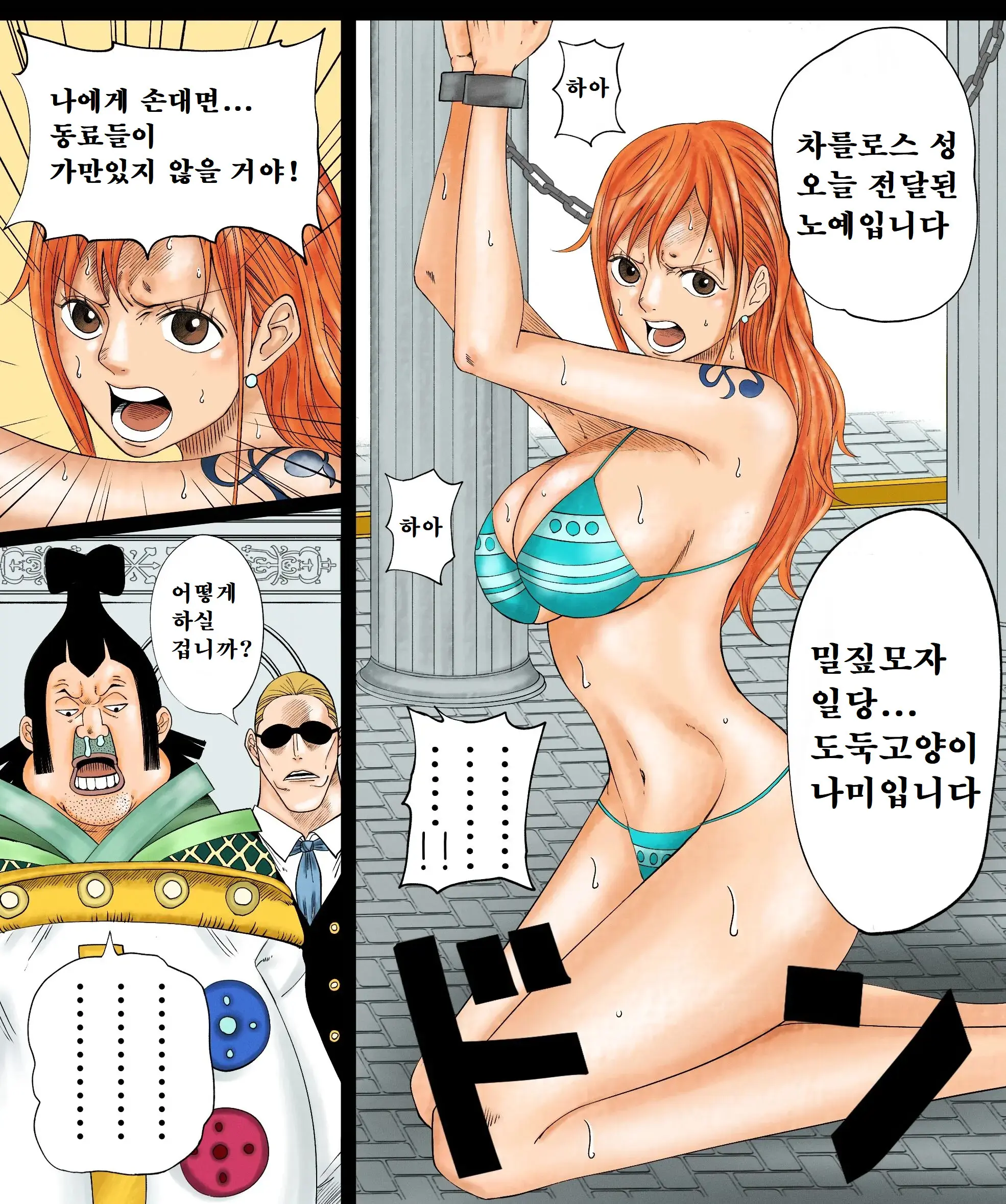 Nami-San Manga | 나미가 천룡인에 납치된 만화