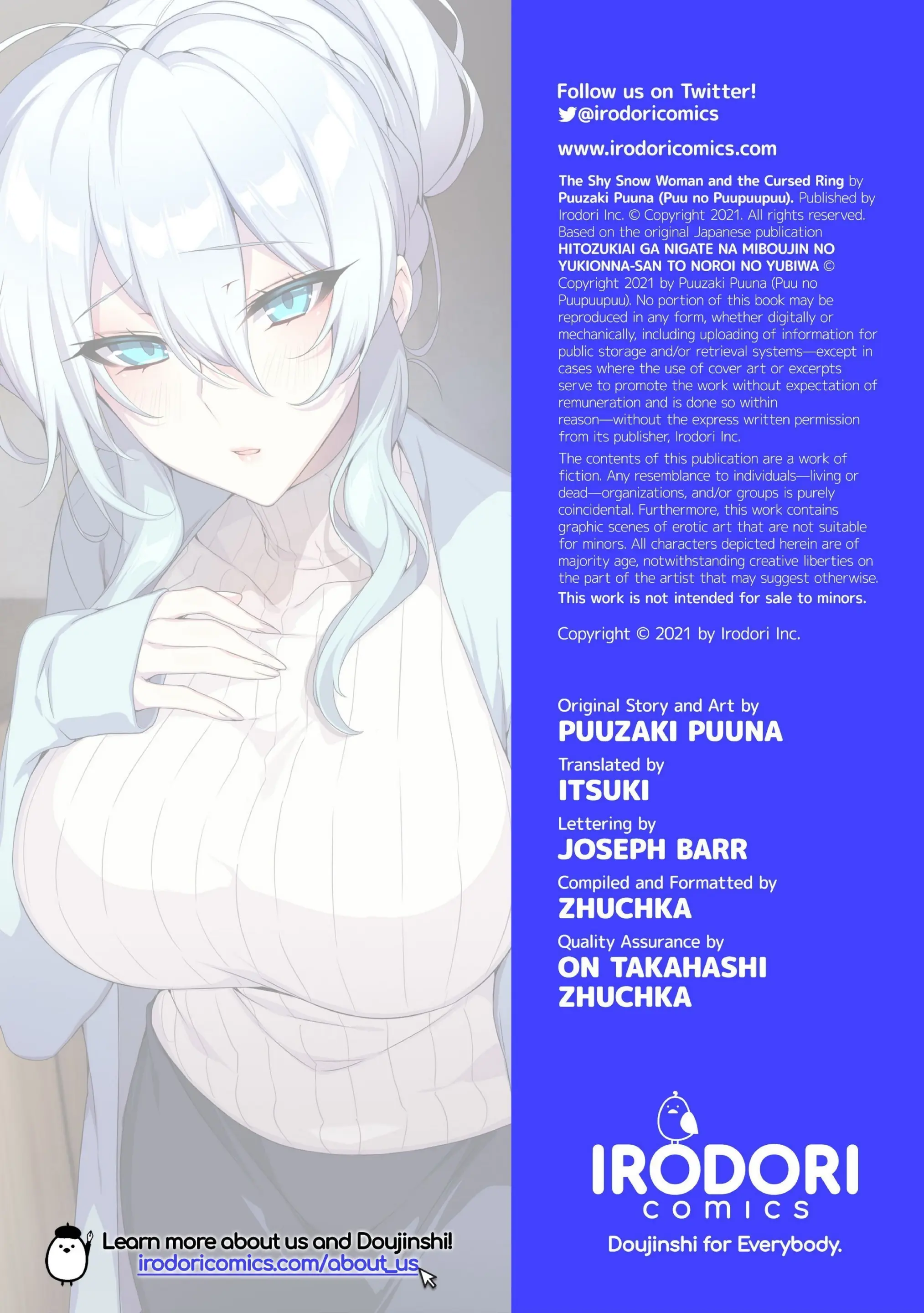 Hitozukiai Ga Nigate Na Miboujin No Yukionna-San To Noroi No Yubiwa