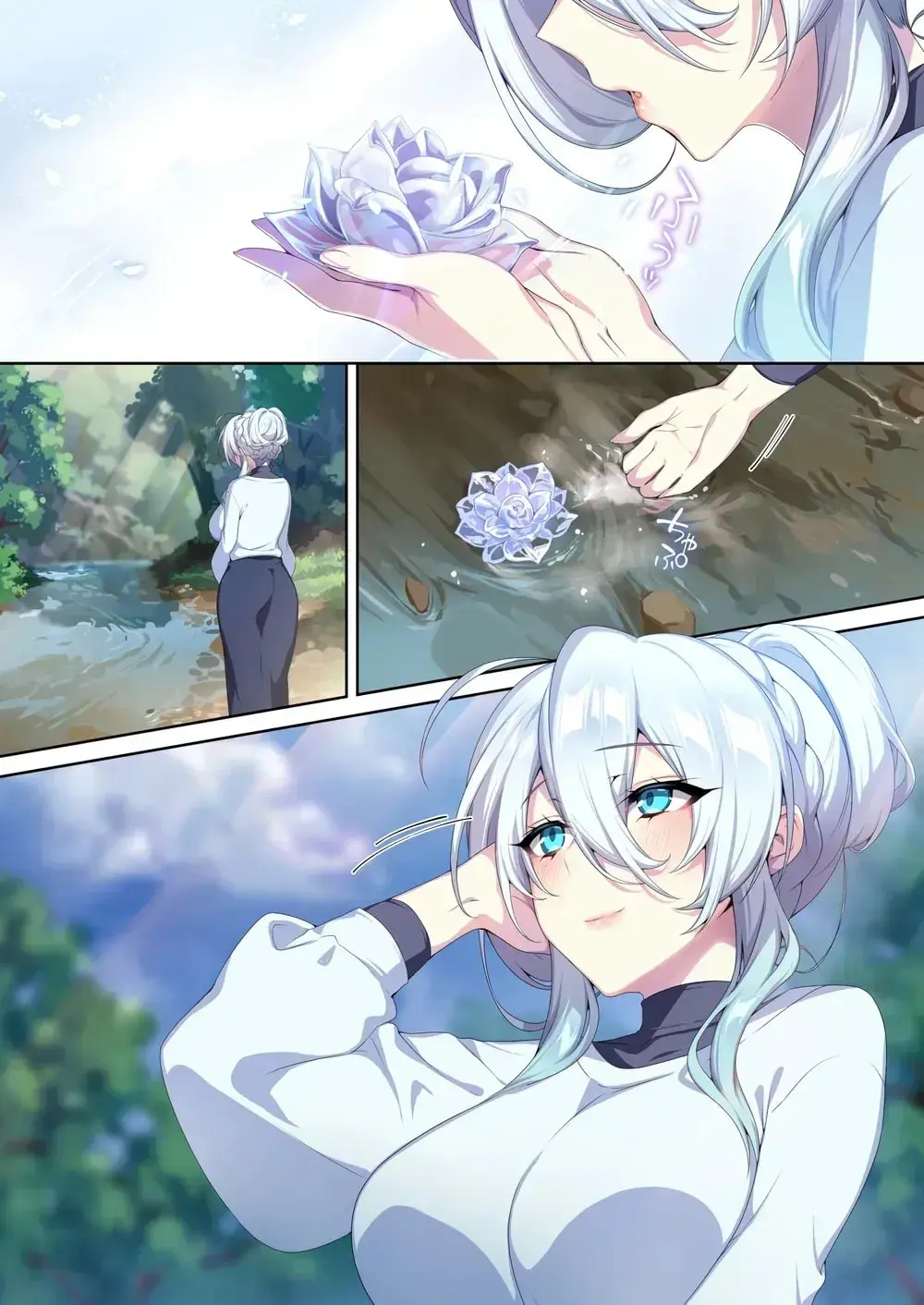 Hitozukiai Ga Nigate Na Miboujin No Yukionna-San To Noroi No Yubiwa 2