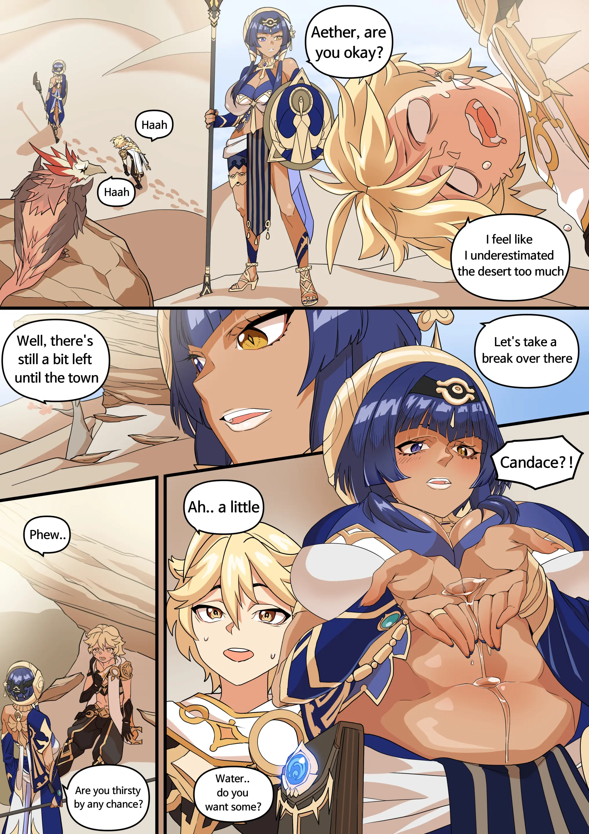 Candace Mizu O Taberu Manga (Decensored)