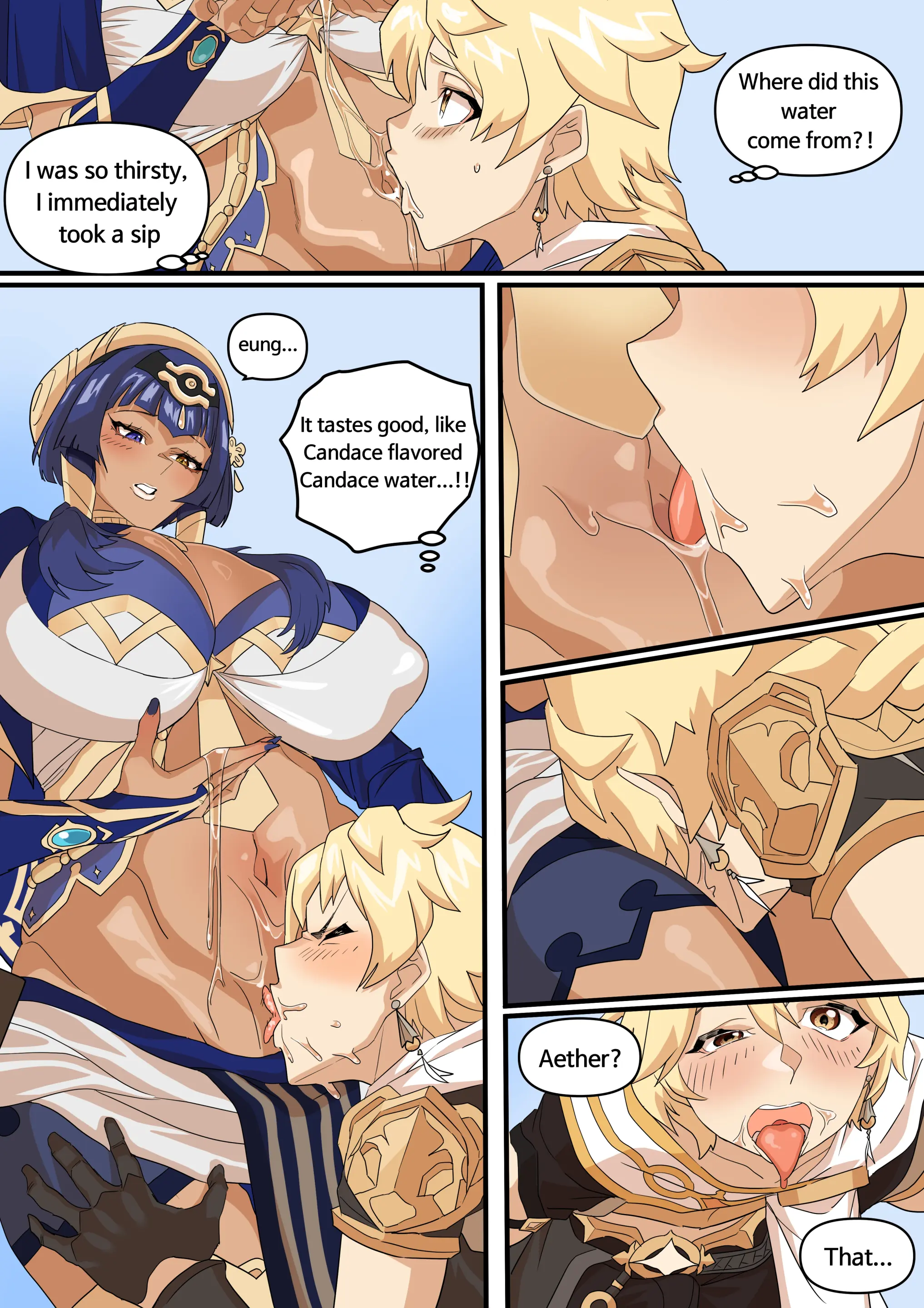 Candace Mizu O Taberu Manga (Decensored)