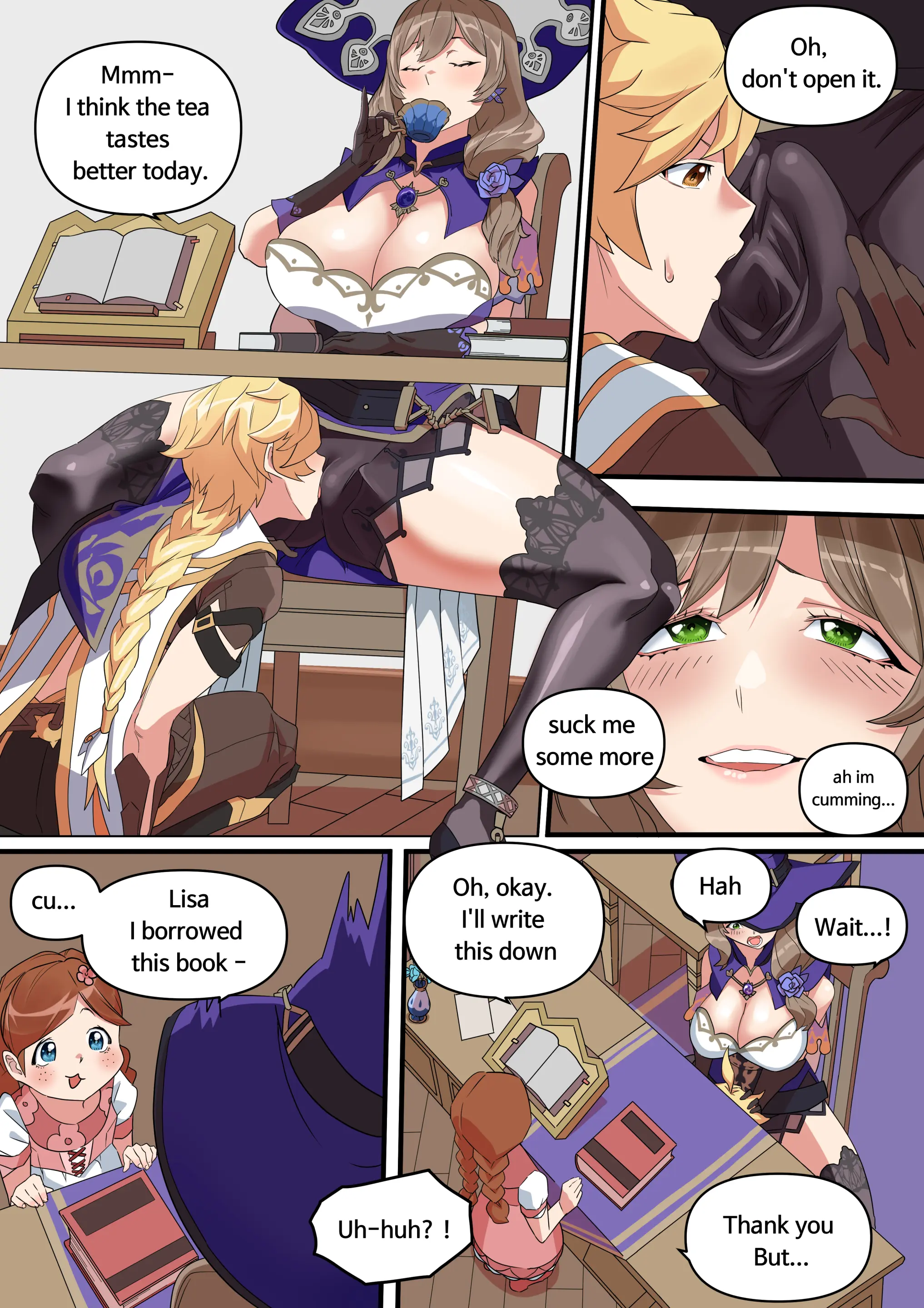 Lisa Ni Hon O Henkyaku Suru Manga (Decensored)