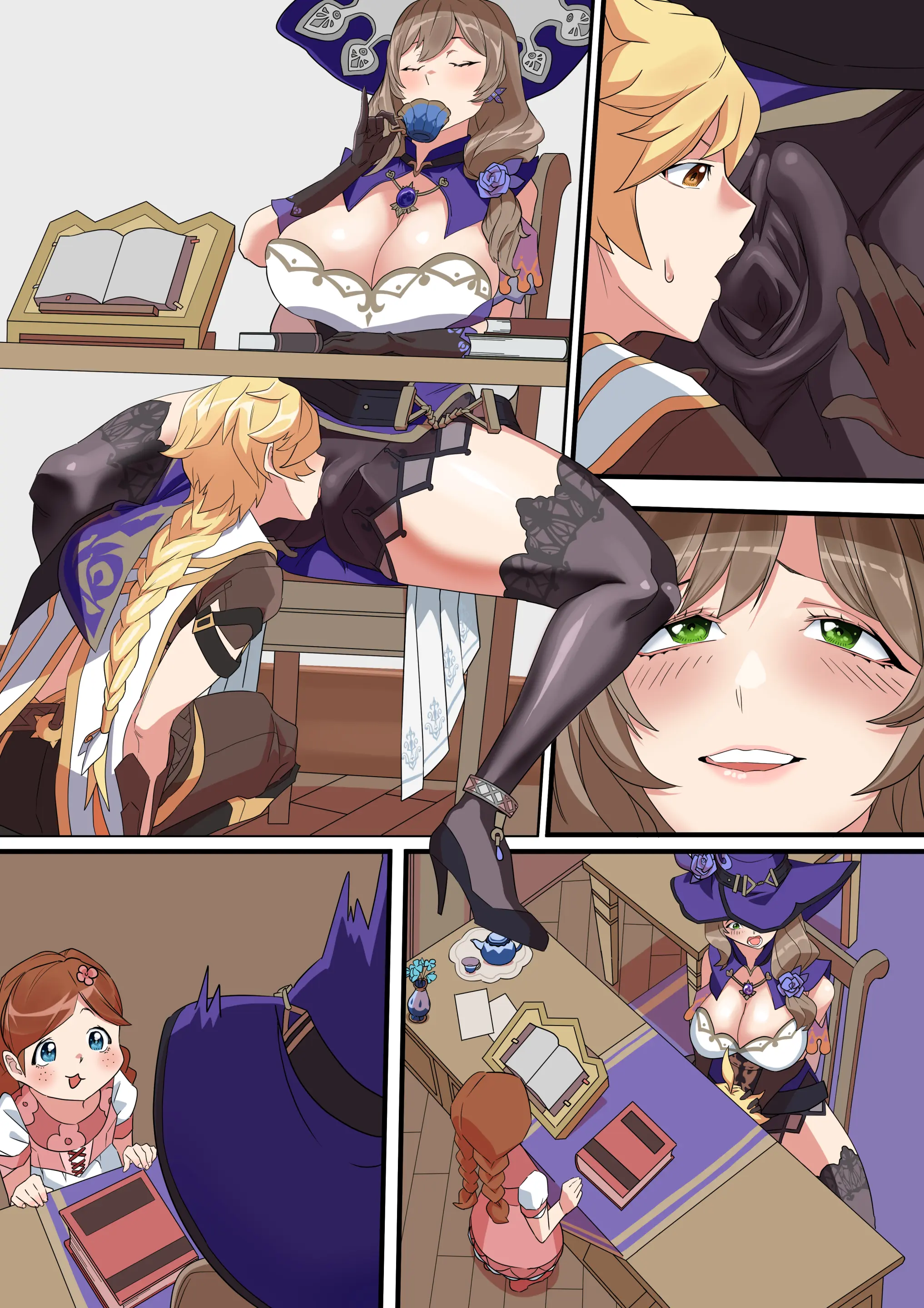 Lisa Ni Hon O Henkyaku Suru Manga (Decensored)
