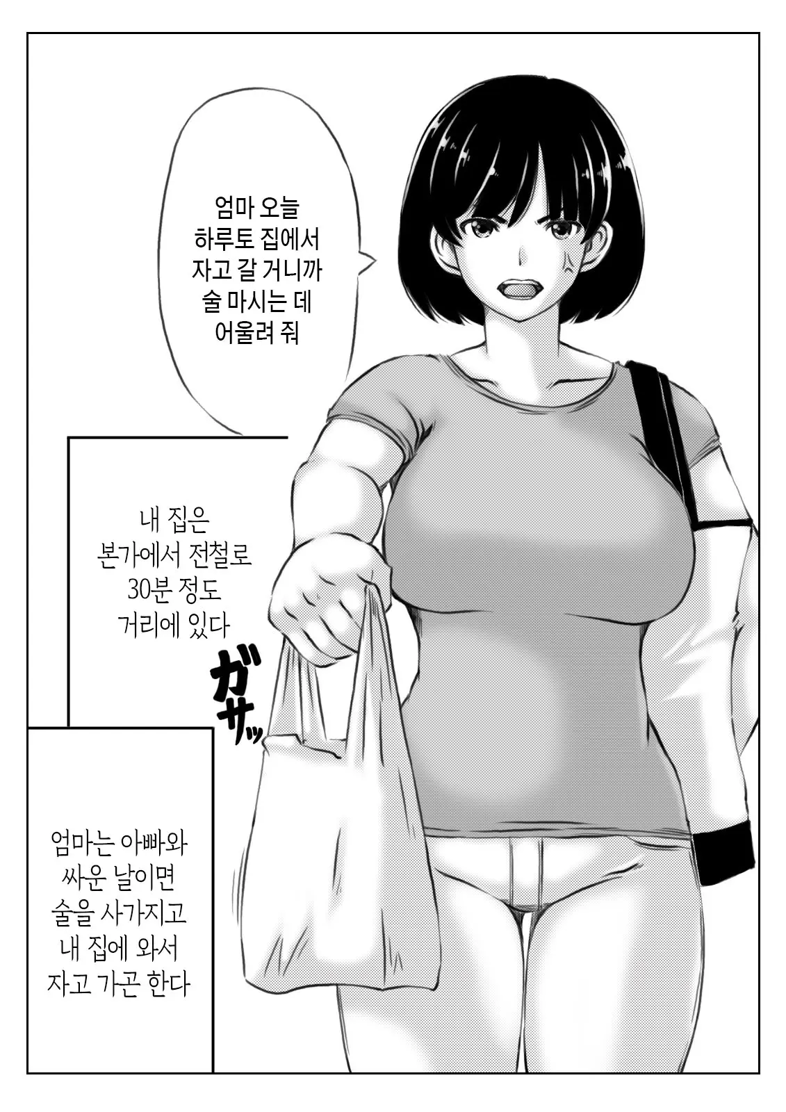 Haha To Sake To Musuko 1-2 | 엄마와 술과 아들 1~2