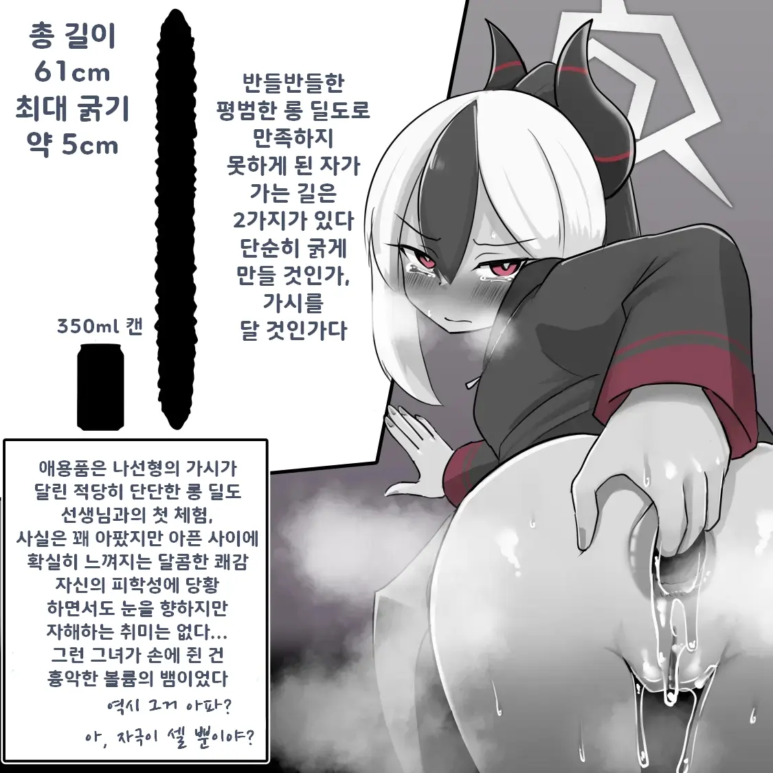 Kivotos No Ananii Jijou + Omake | 키보토스의 애널 자위 사정
