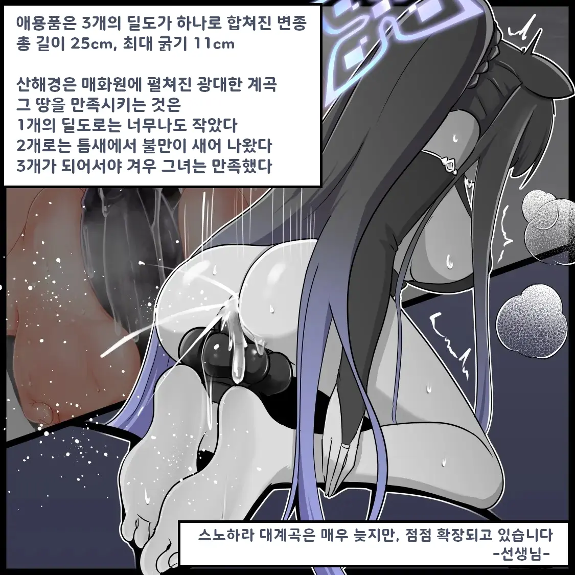 Kivotos No Ananii Jijou + Omake | 키보토스의 애널 자위 사정