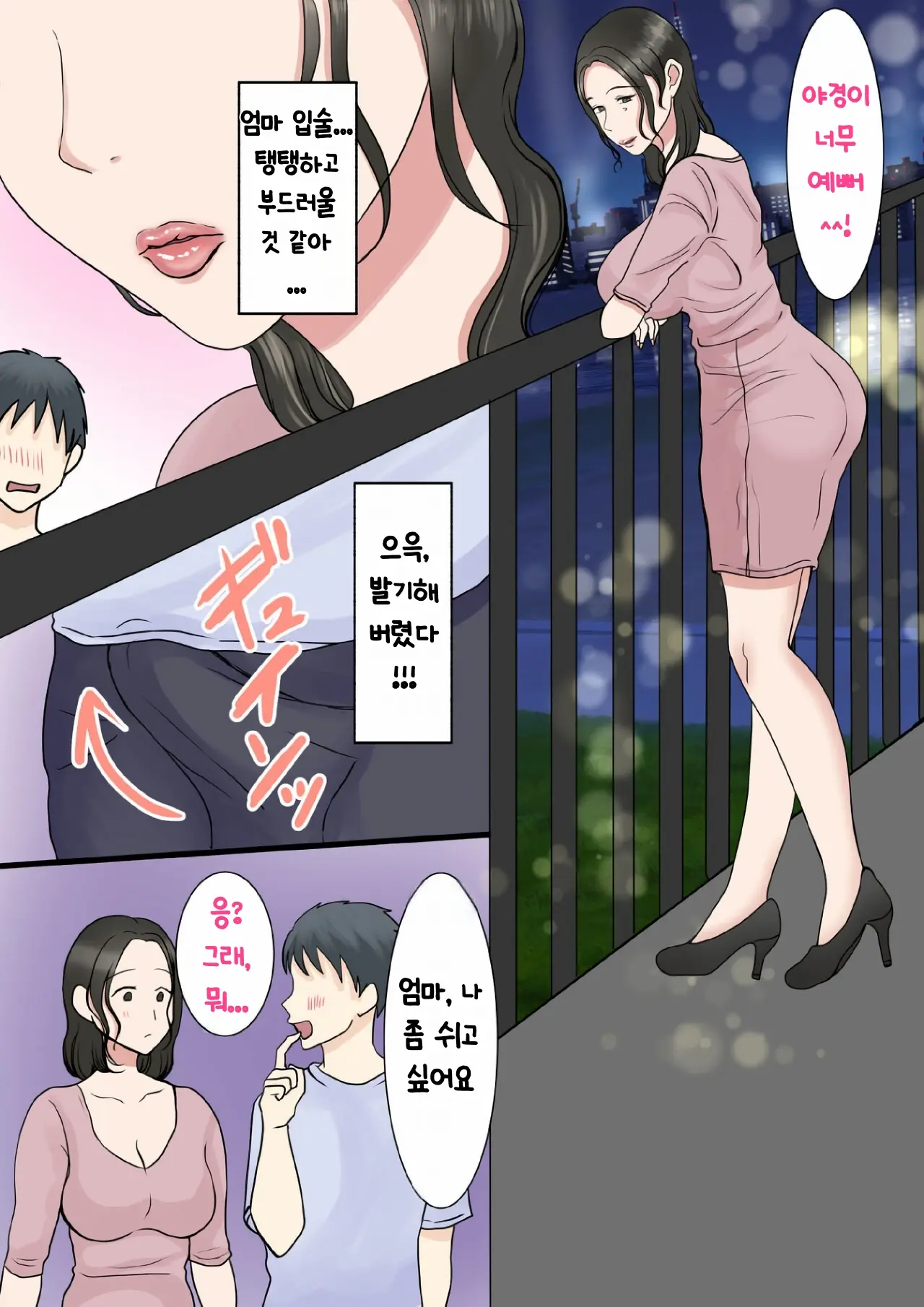 Shojo No Haha Wa Musuko Ni Dakarete Ko O Haramu 처녀인 엄마는 아들에게 안겨 아이를 낳는다
