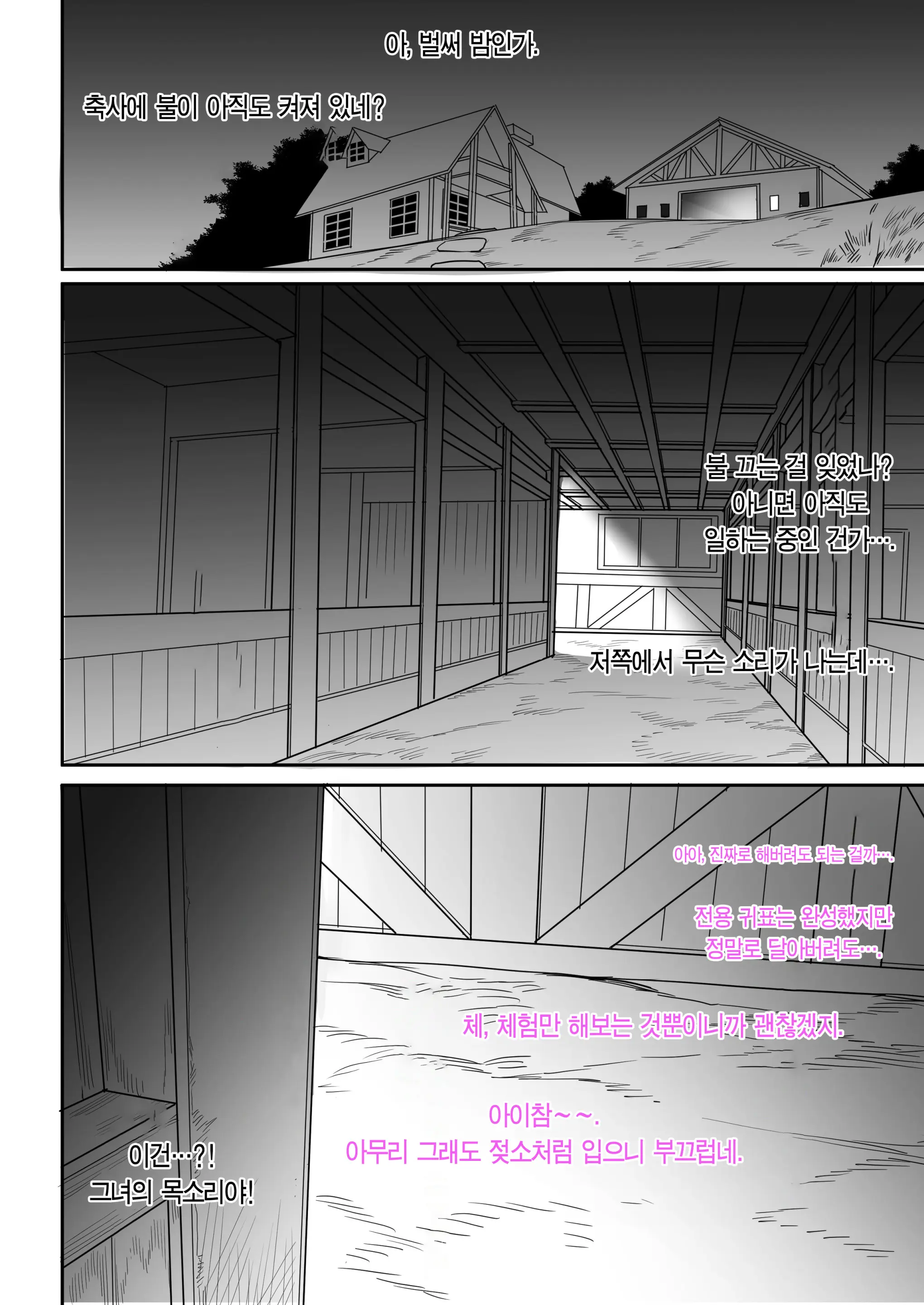 农场的夜晚 | 농장의 밤